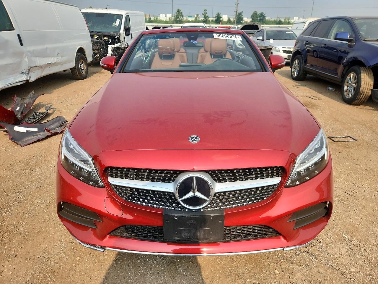 2021 Mercedes-benz C 300 4matic Red vin: W1KWK8EB3MG070401