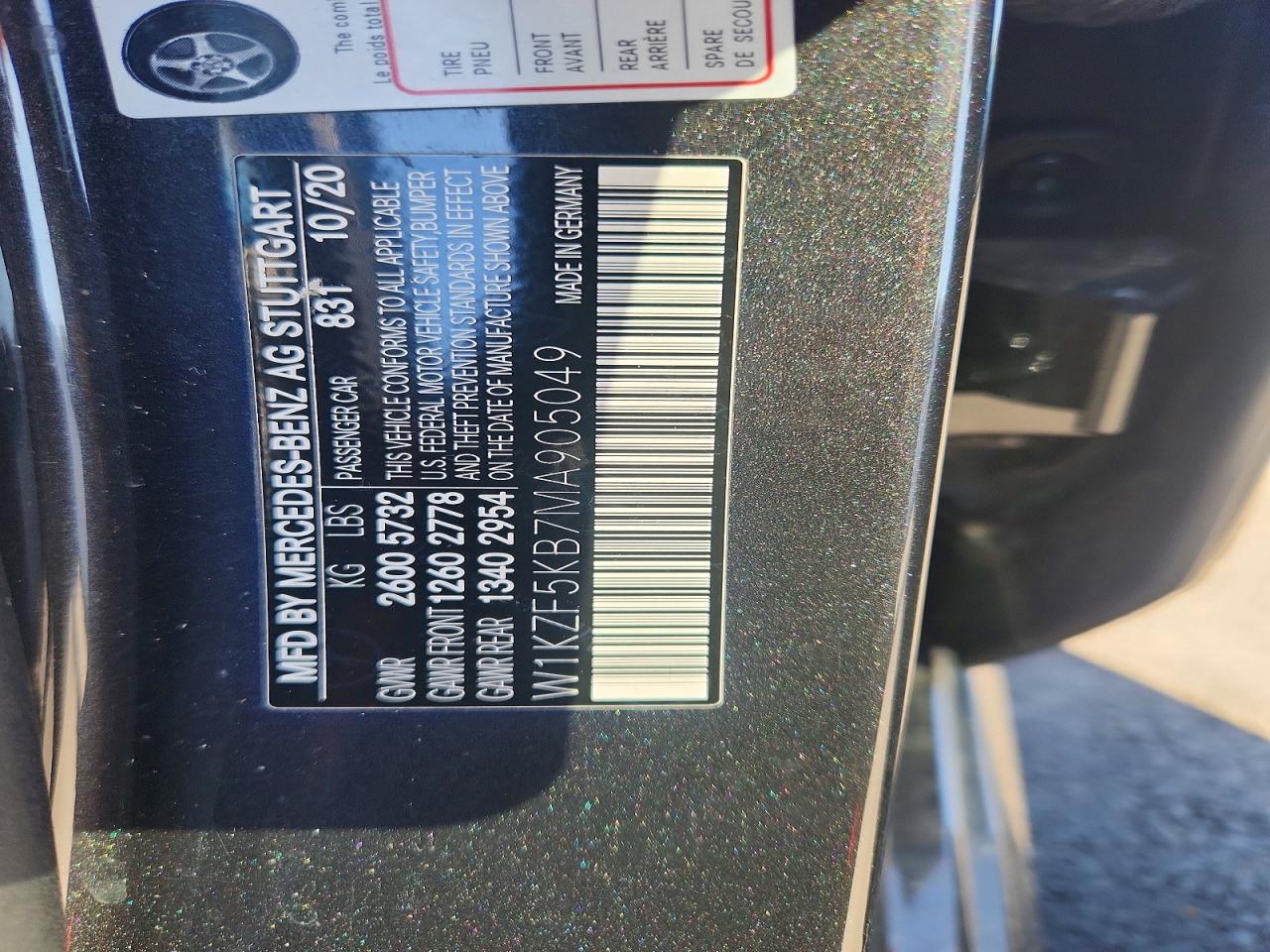 2021 Mercedes-benz E 450 4matic Черный vin: W1KZF5KB7MA905049