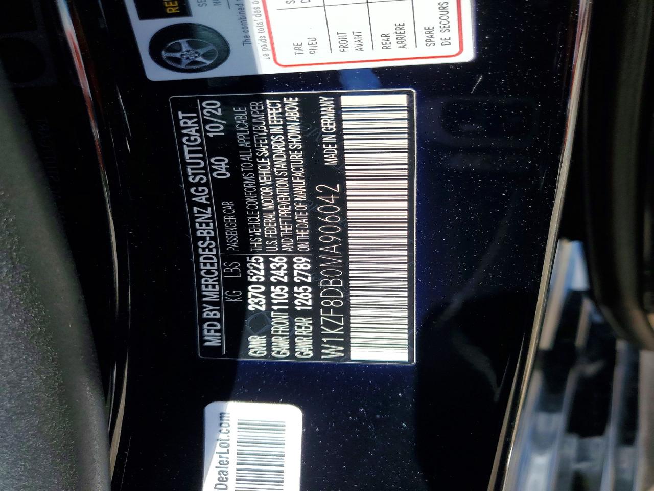 2021 Mercedes-benz E 350 Black vin: W1KZF8DB0MA906042