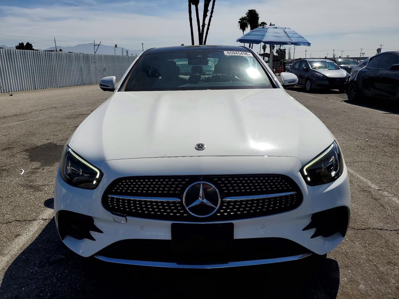 2022 Mercedes-benz E 350 White vin: W1KZF8DB4NB012587