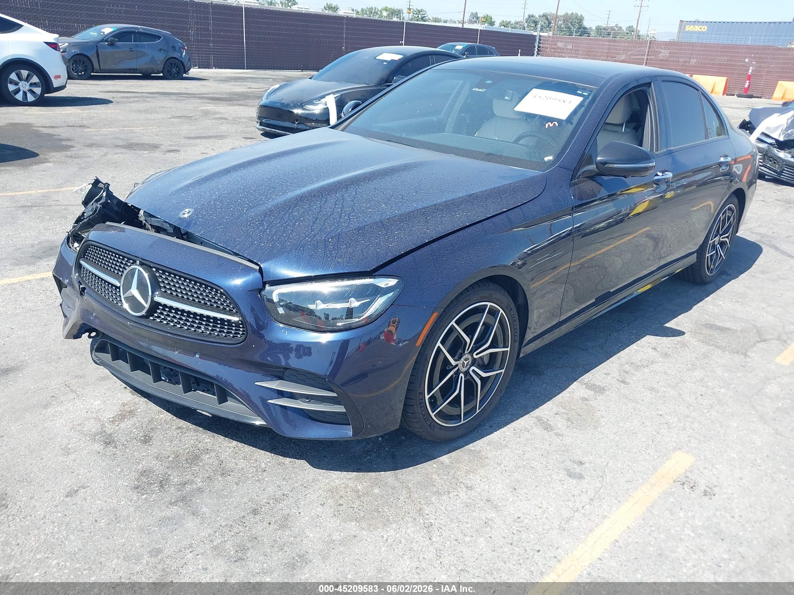 2021 Mercedes-benz E 350 4matic Navy vin: W1KZF8EB2MA884706