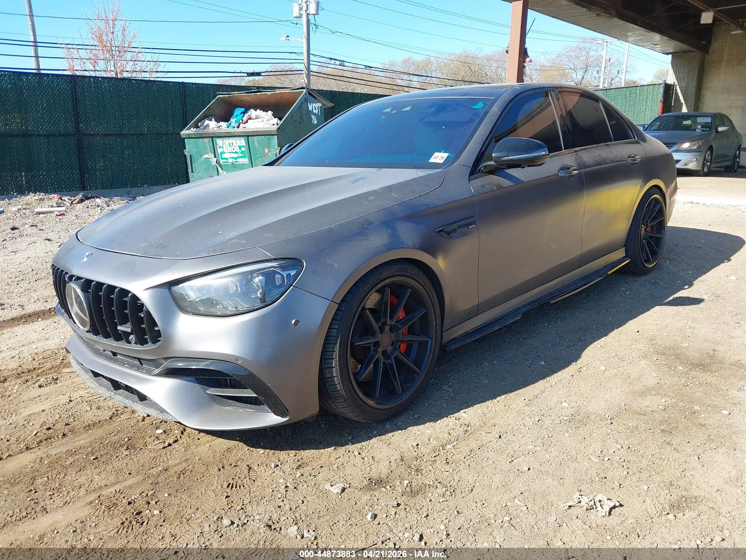 2021 Mercedes-benz Amg E 63 S 4matic+ Белый vin: W1KZF8KB7MA953751