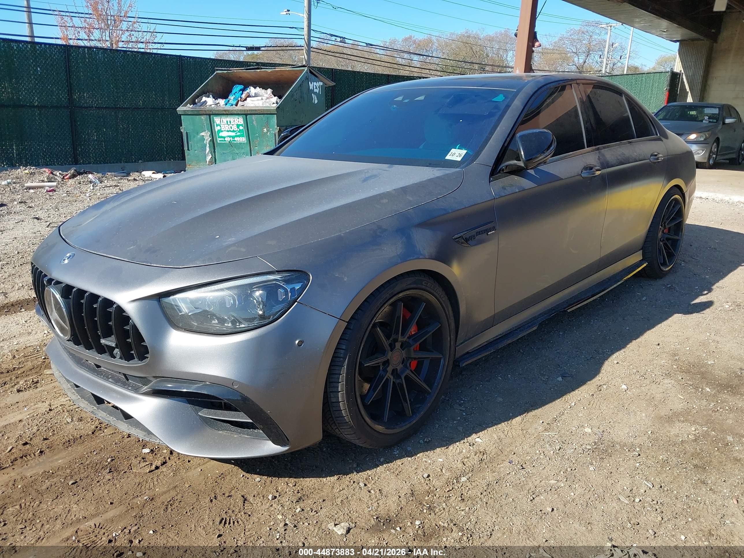 2021 Mercedes-benz Amg E 63 S 4matic+ Белый vin: W1KZF8KB7MA953751
