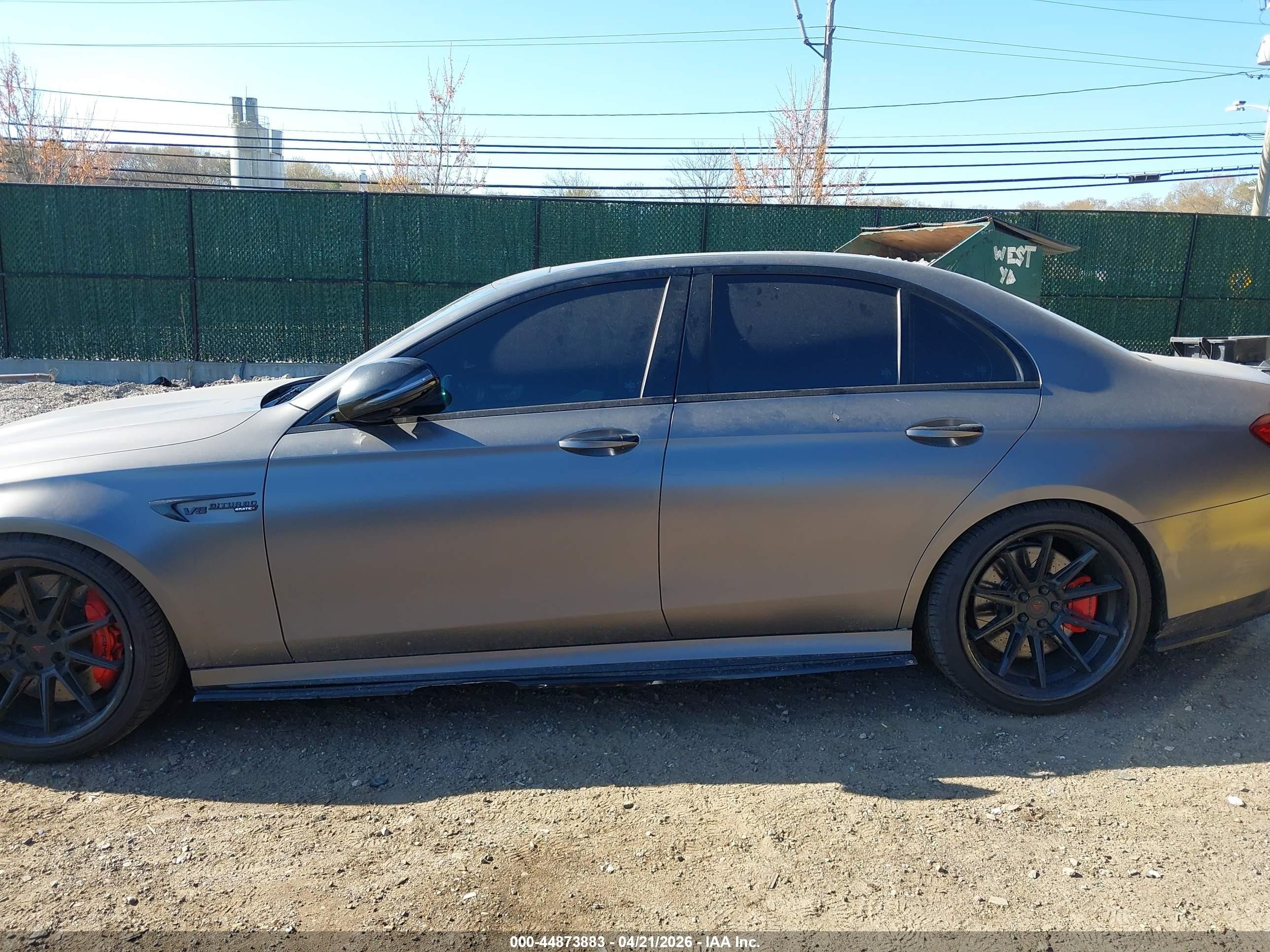 2021 Mercedes-benz Amg E 63 S 4matic+ Белый vin: W1KZF8KB7MA953751