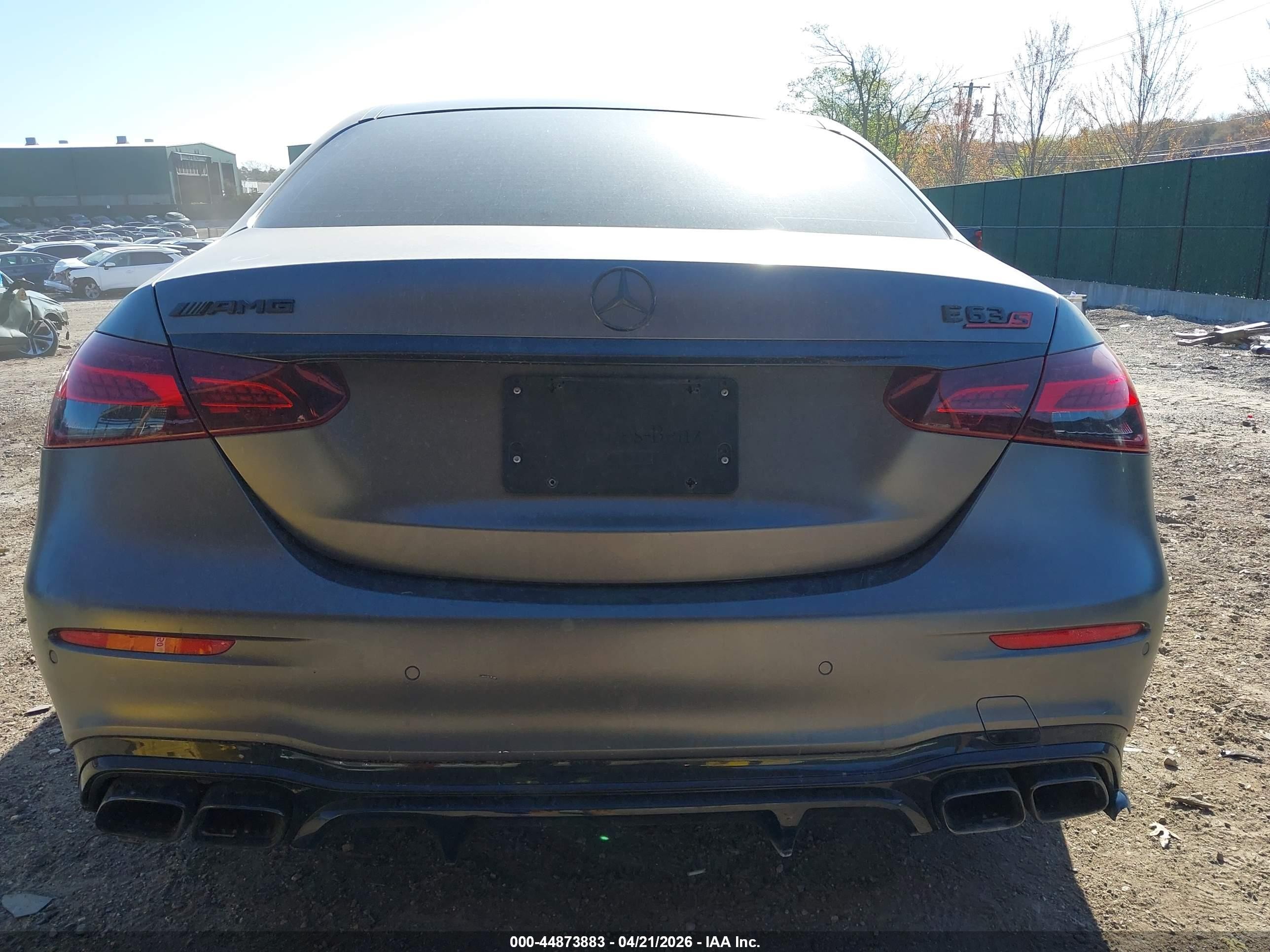 2021 Mercedes-benz Amg E 63 S 4matic+ Белый vin: W1KZF8KB7MA953751