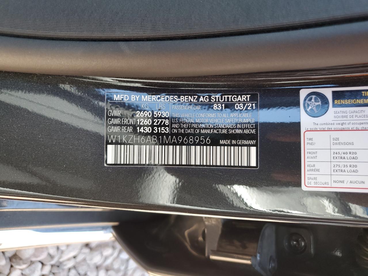 2021 Mercedes-benz E 450 4m All Terrain Черный vin: W1KZH6AB1MA968956