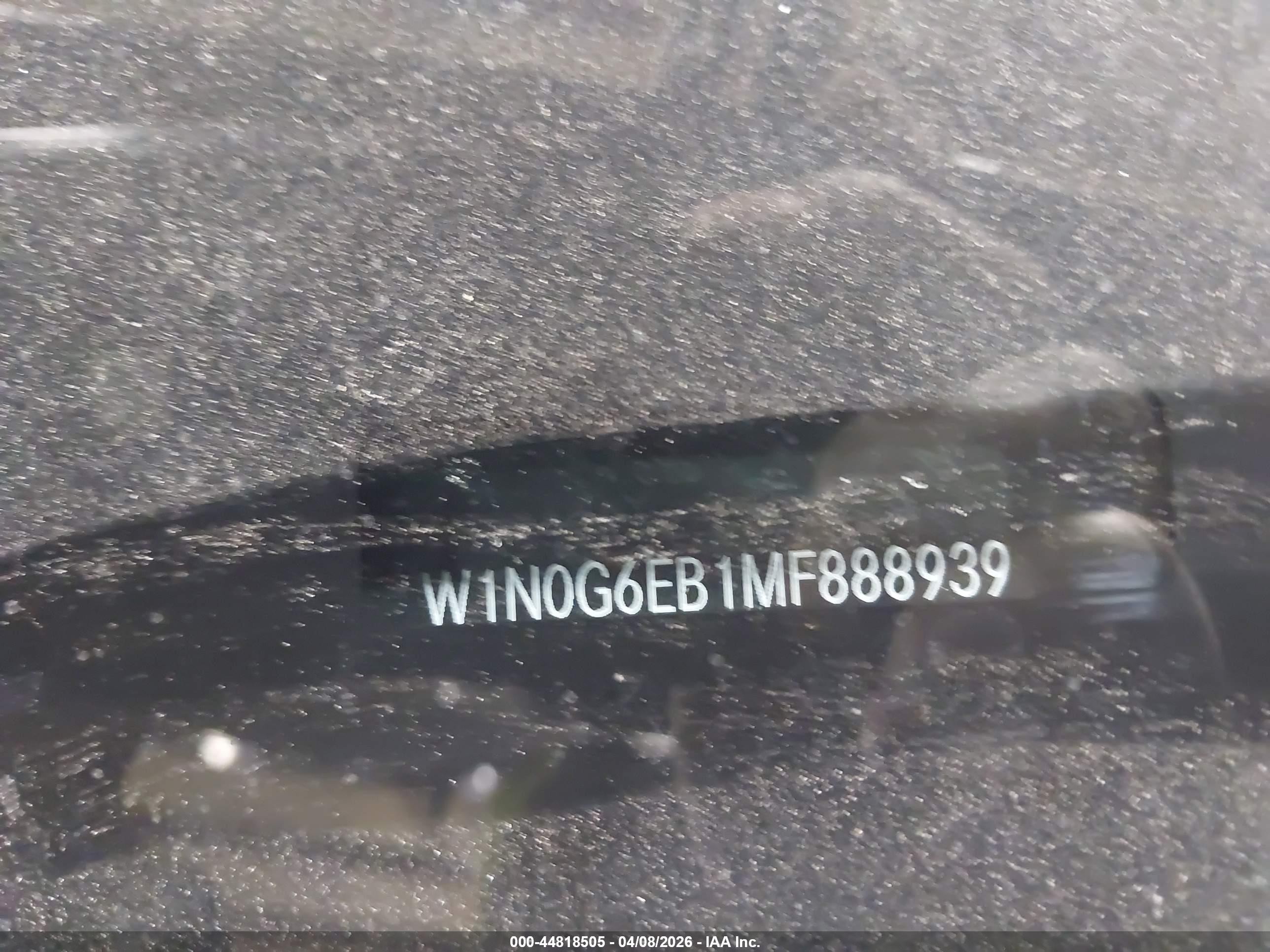 2021 Mercedes-benz Amg Glc 43 4matic Черный vin: W1N0G6EB1MF888939