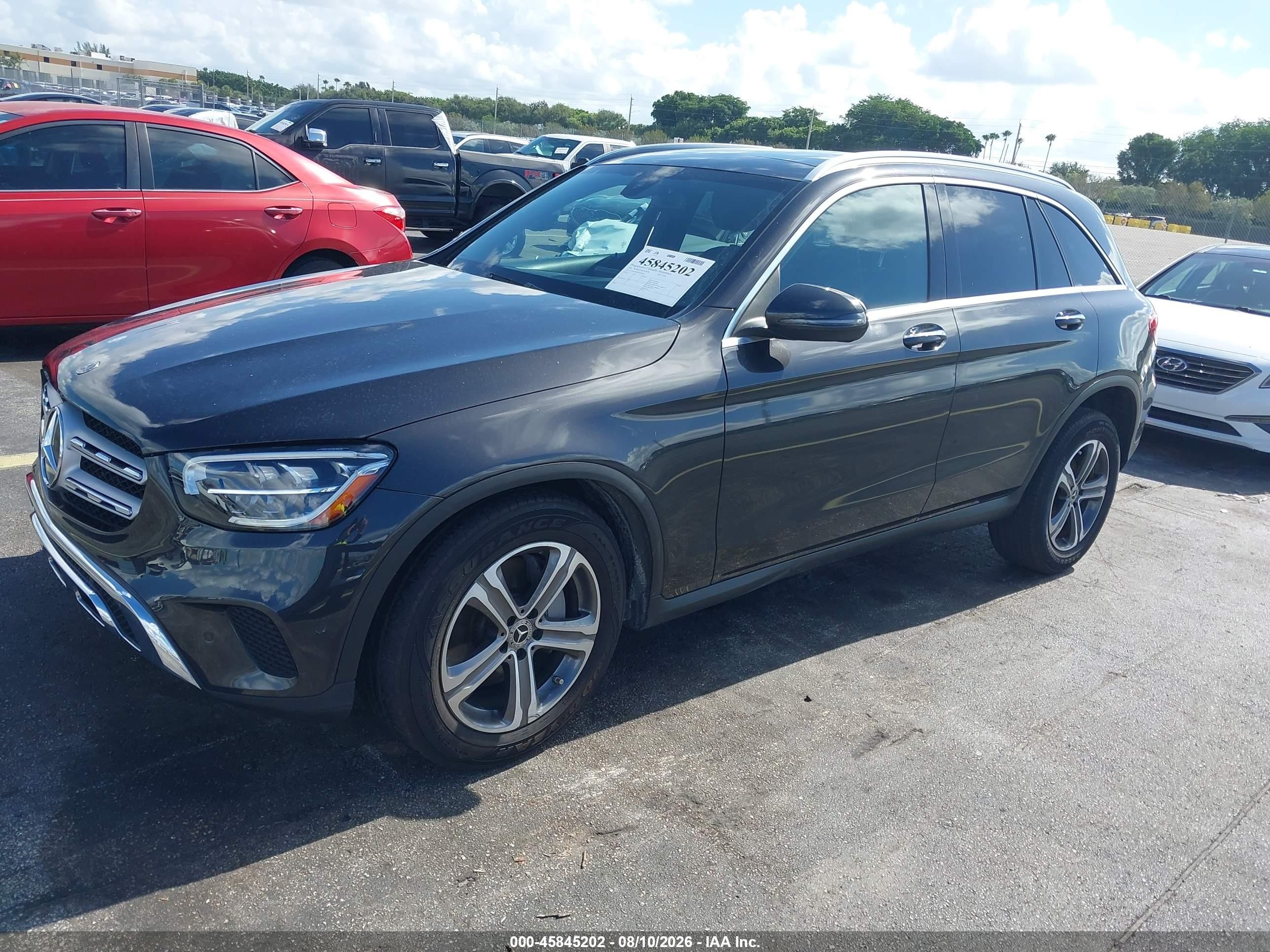 2021 Mercedes-benz Glc 300 Suv Gray vin: W1N0G8DB0MF983814