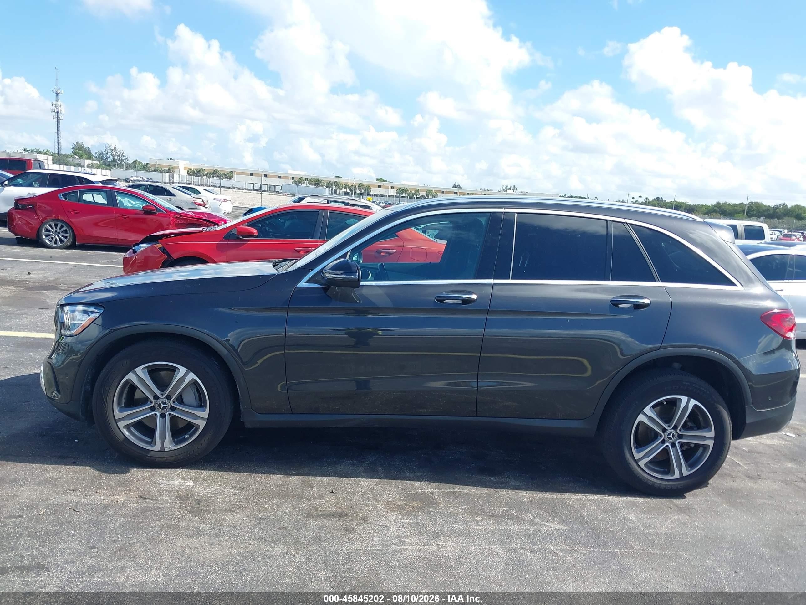 2021 Mercedes-benz Glc 300 Suv Gray vin: W1N0G8DB0MF983814