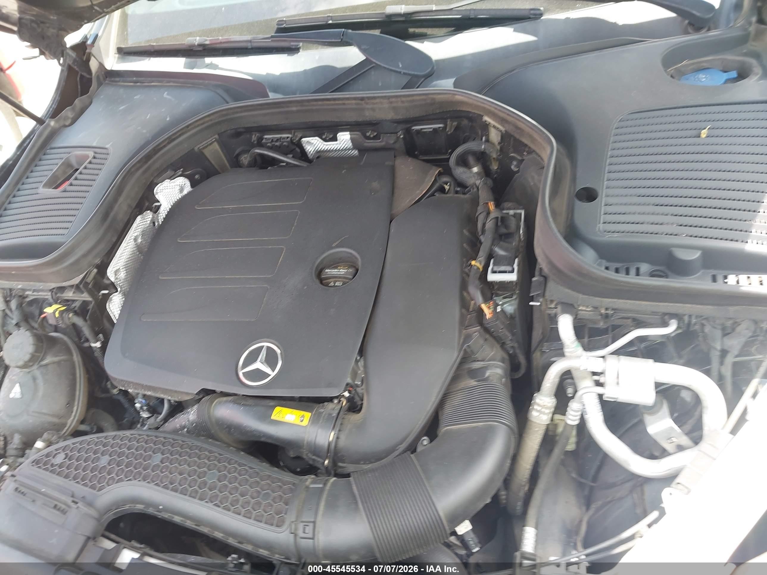 2021 Mercedes-benz Glc 300 Suv Черный vin: W1N0G8DB0MV267534