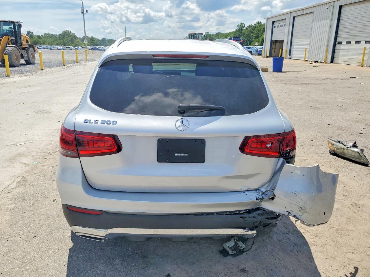 2020 Mercedes-benz Glc 300 Silver vin: W1N0G8DB1LF791381