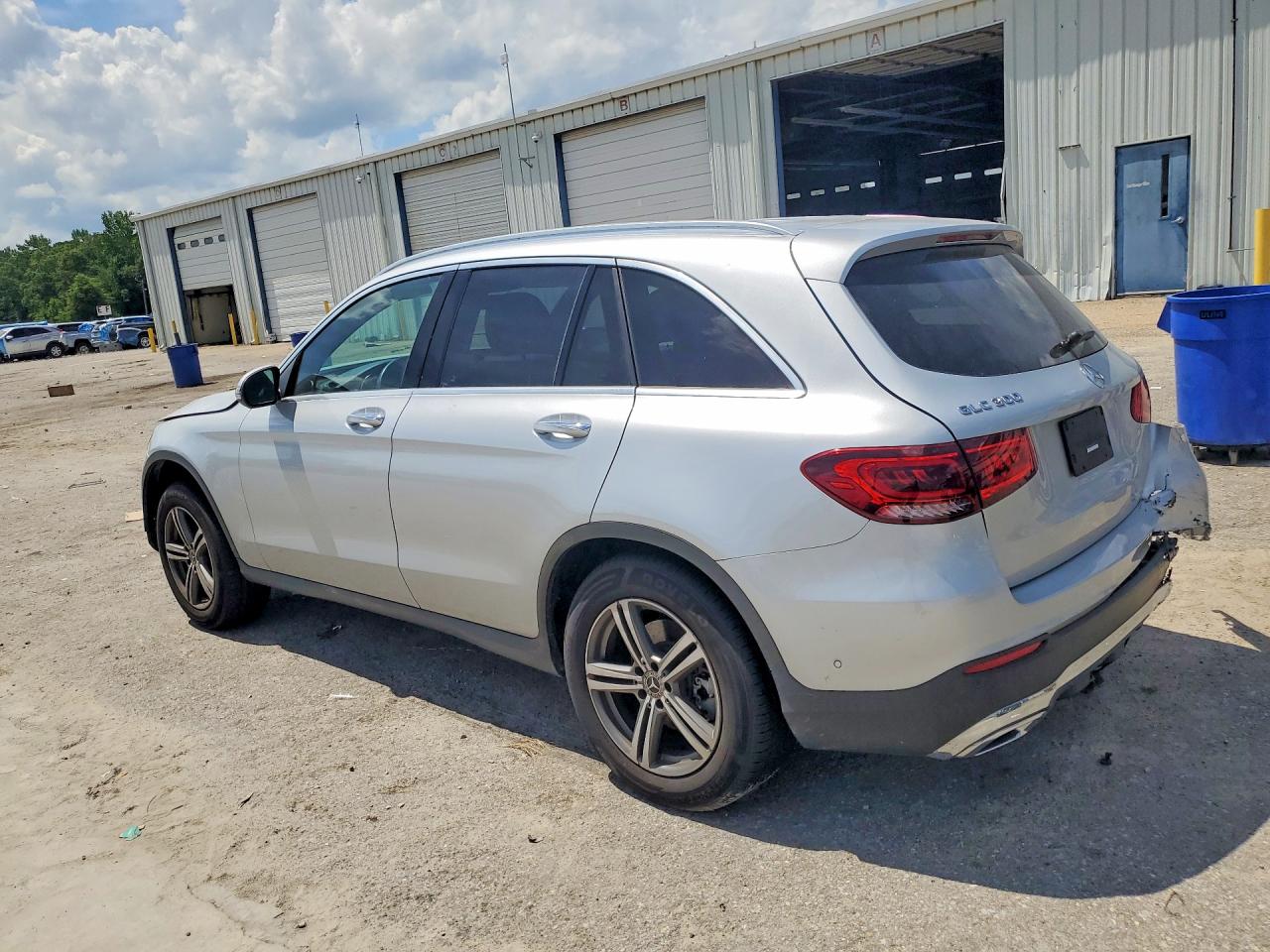 2020 Mercedes-benz Glc 300 Silver vin: W1N0G8DB1LF791381