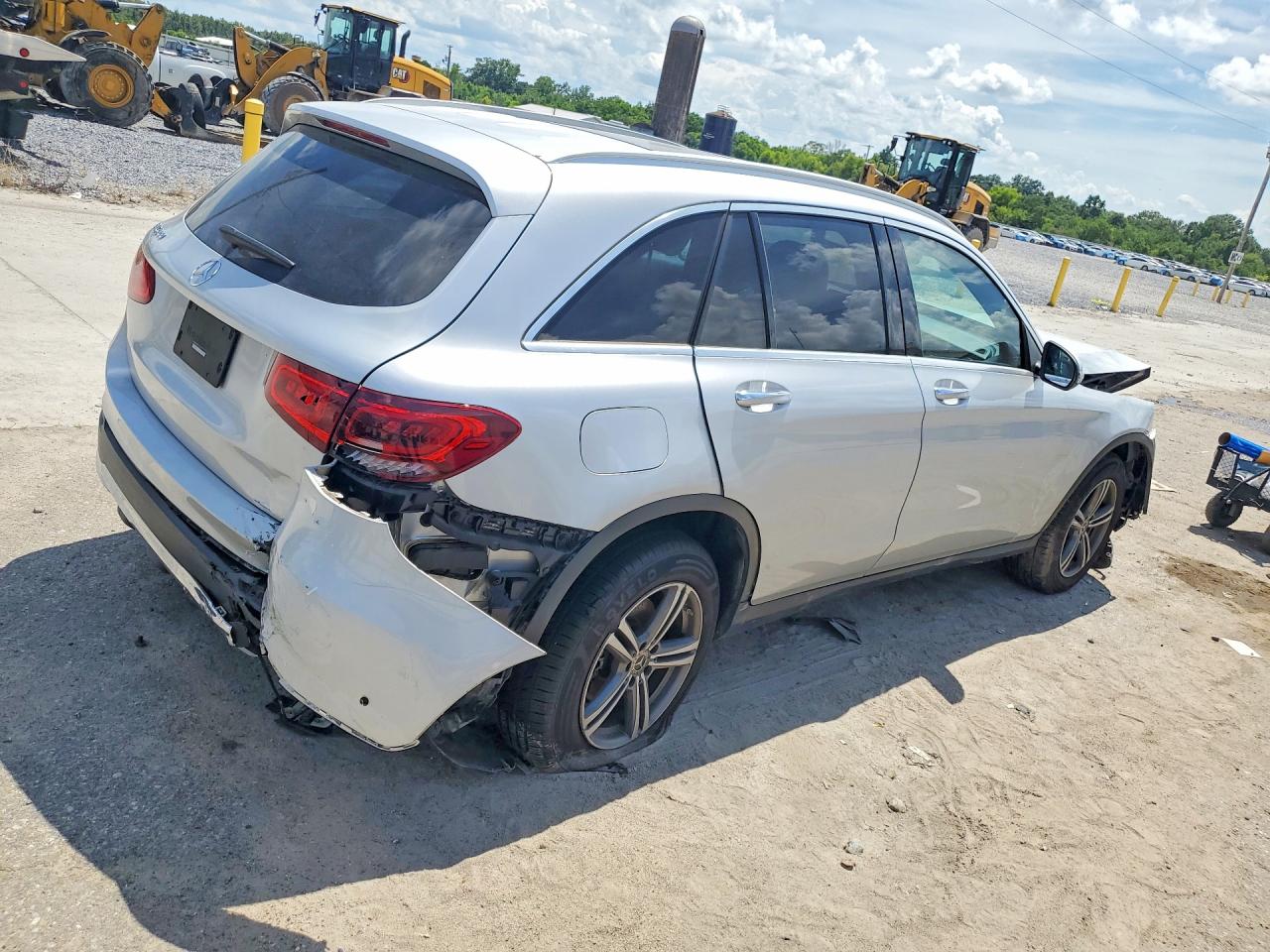 2020 Mercedes-benz Glc 300 Silver vin: W1N0G8DB1LF791381