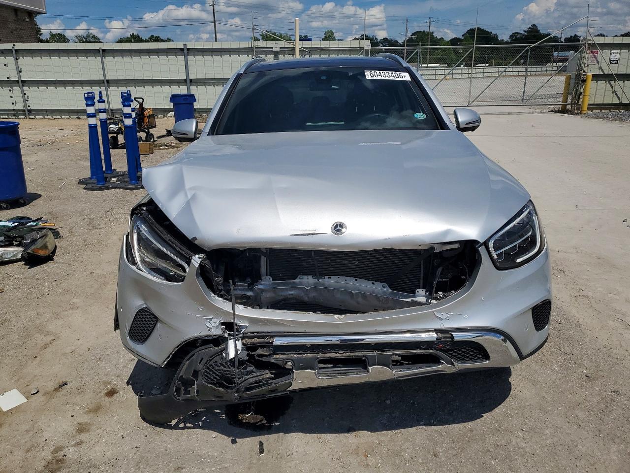 2020 Mercedes-benz Glc 300 Silver vin: W1N0G8DB1LF791381