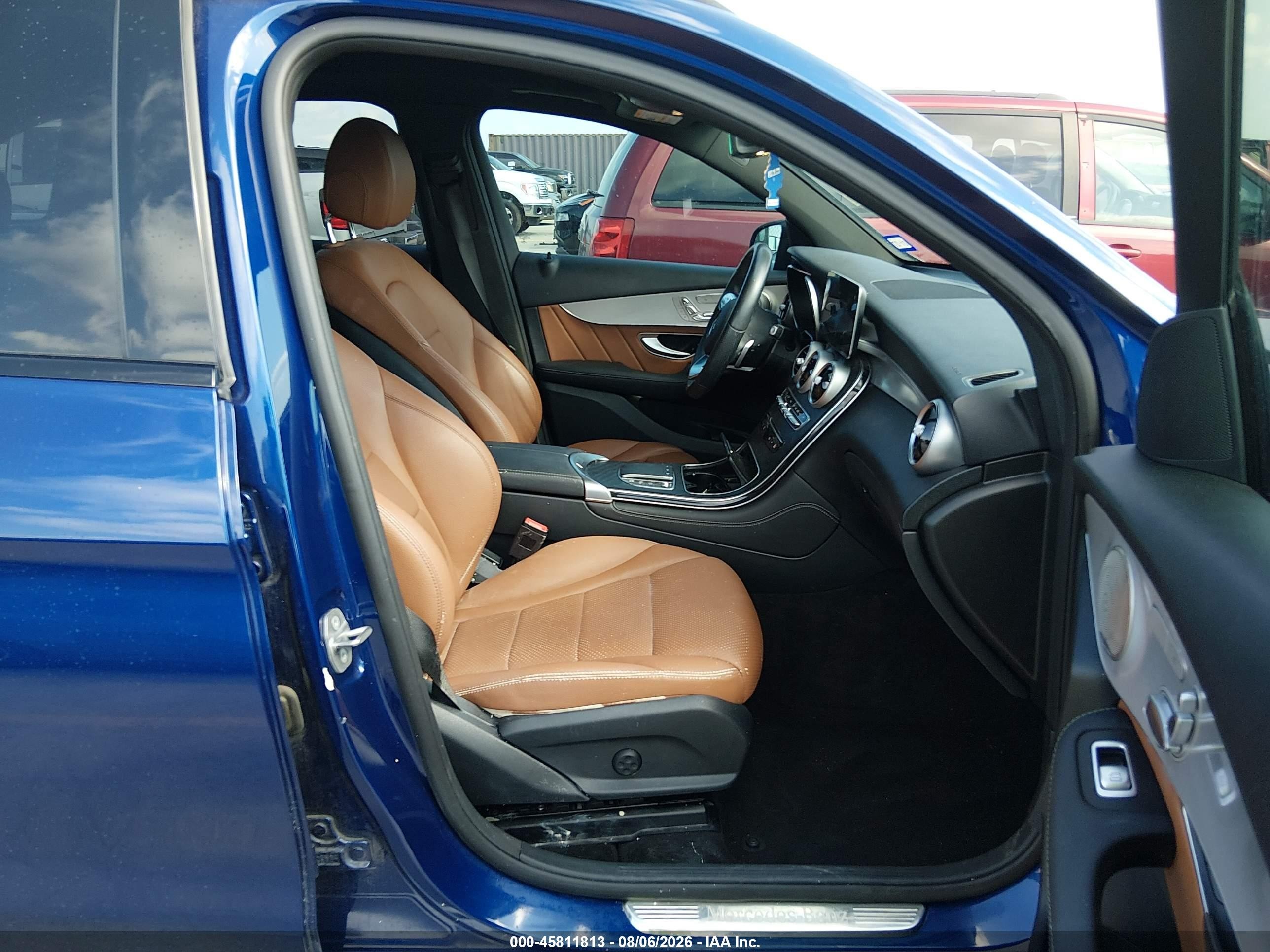 2021 Mercedes-benz Glc 300 Suv Blue vin: W1N0G8DB1MV283399