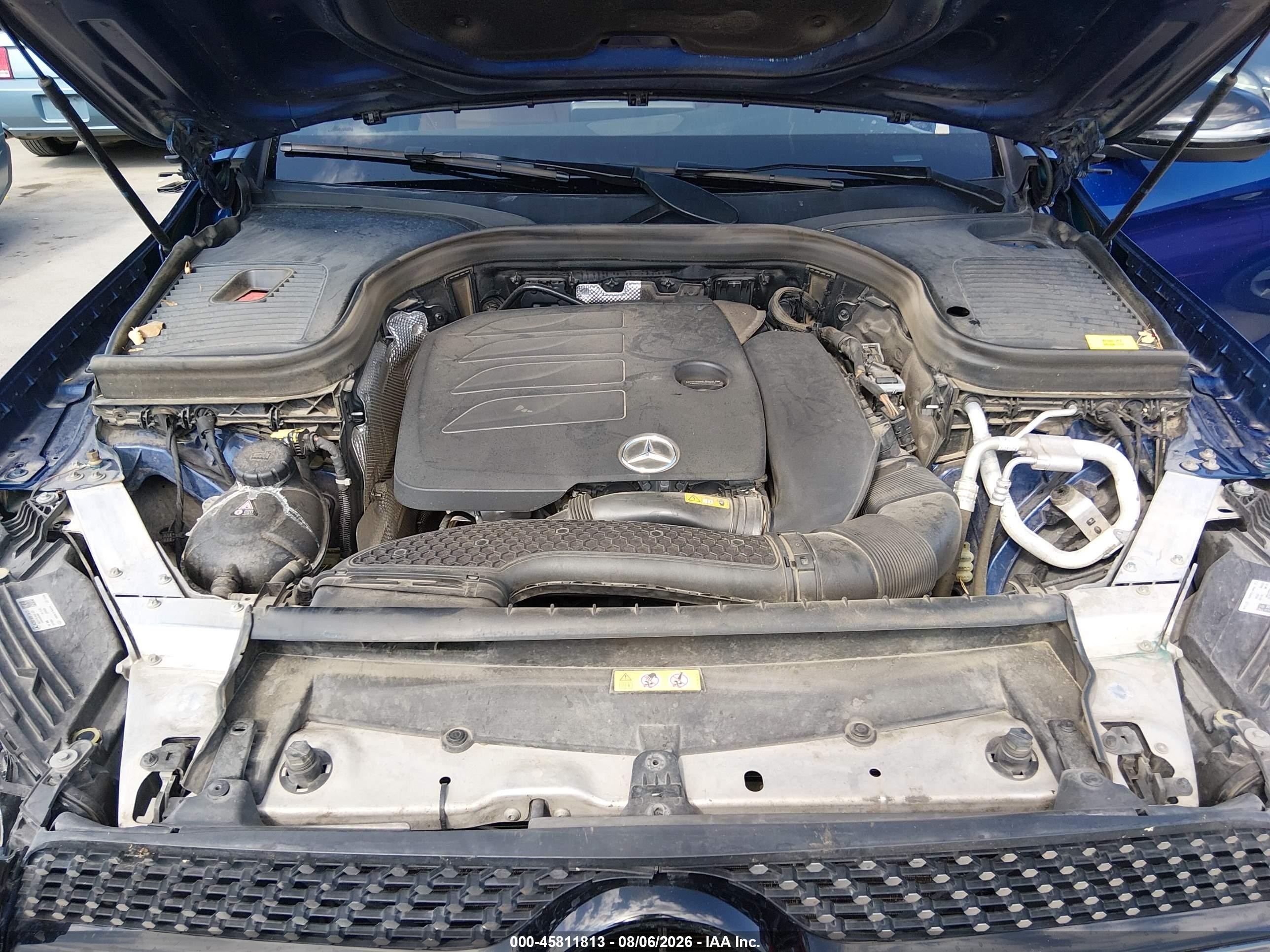 2021 Mercedes-benz Glc 300 Suv Blue vin: W1N0G8DB1MV283399
