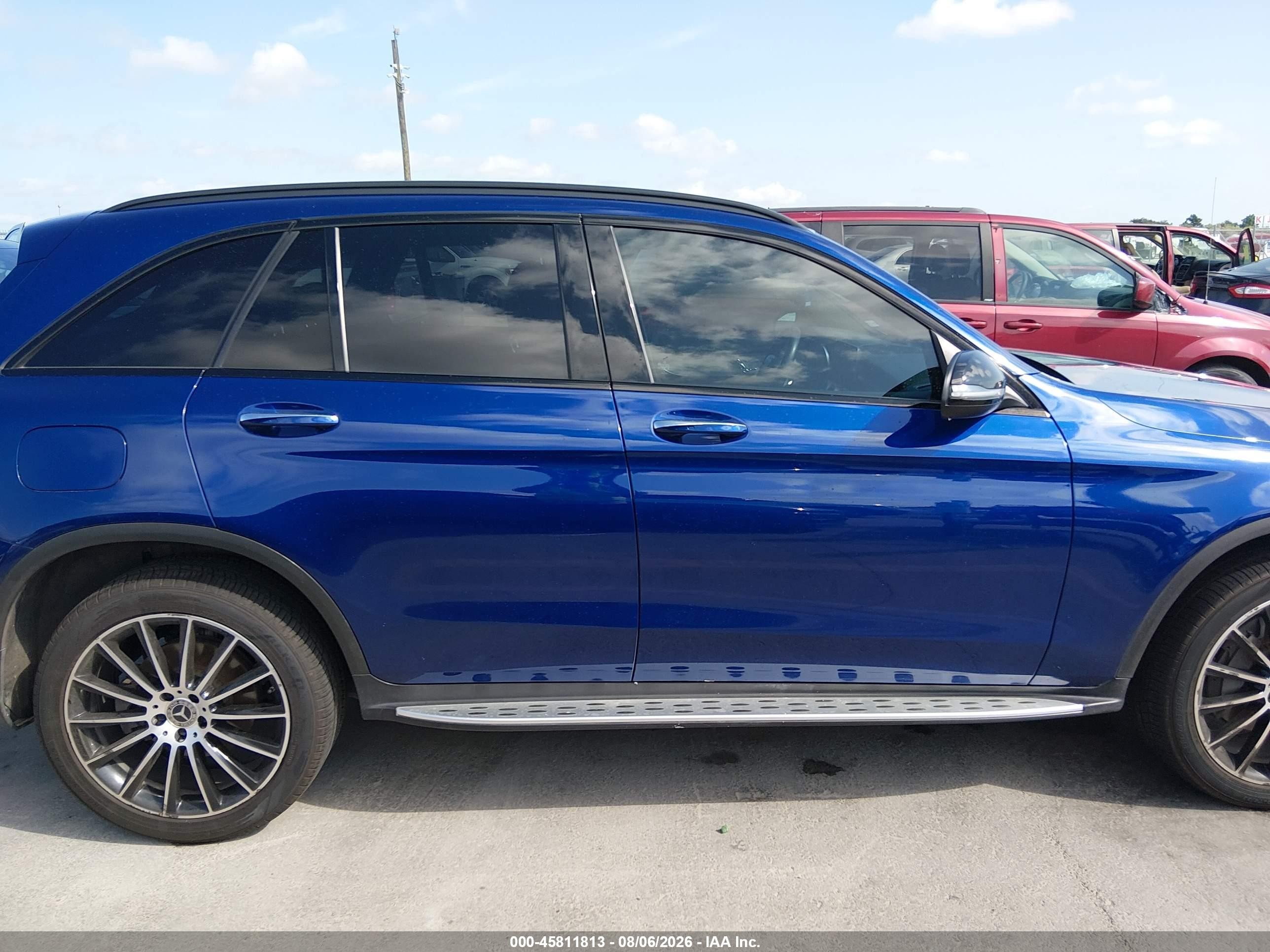 2021 Mercedes-benz Glc 300 Suv Blue vin: W1N0G8DB1MV283399