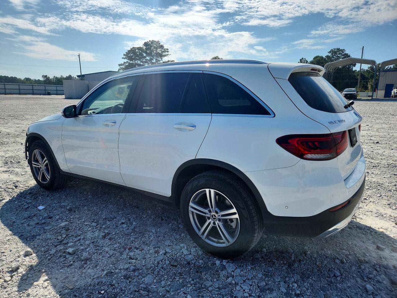 2022 Mercedes-benz Glc 300 White vin: W1N0G8DB3NV382582