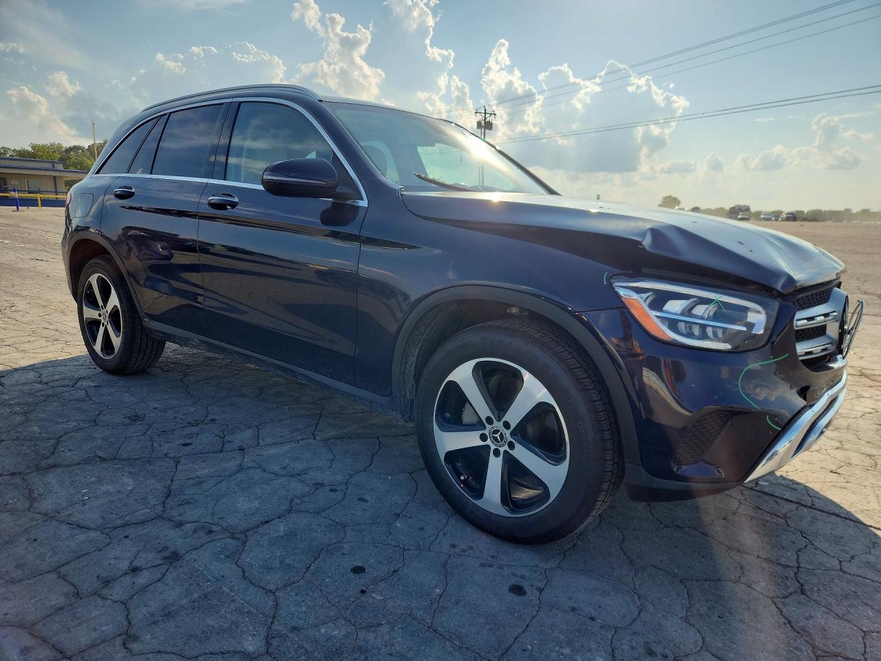 2020 Mercedes-benz Glc 300 300 Blue vin: W1N0G8DB4LF841853