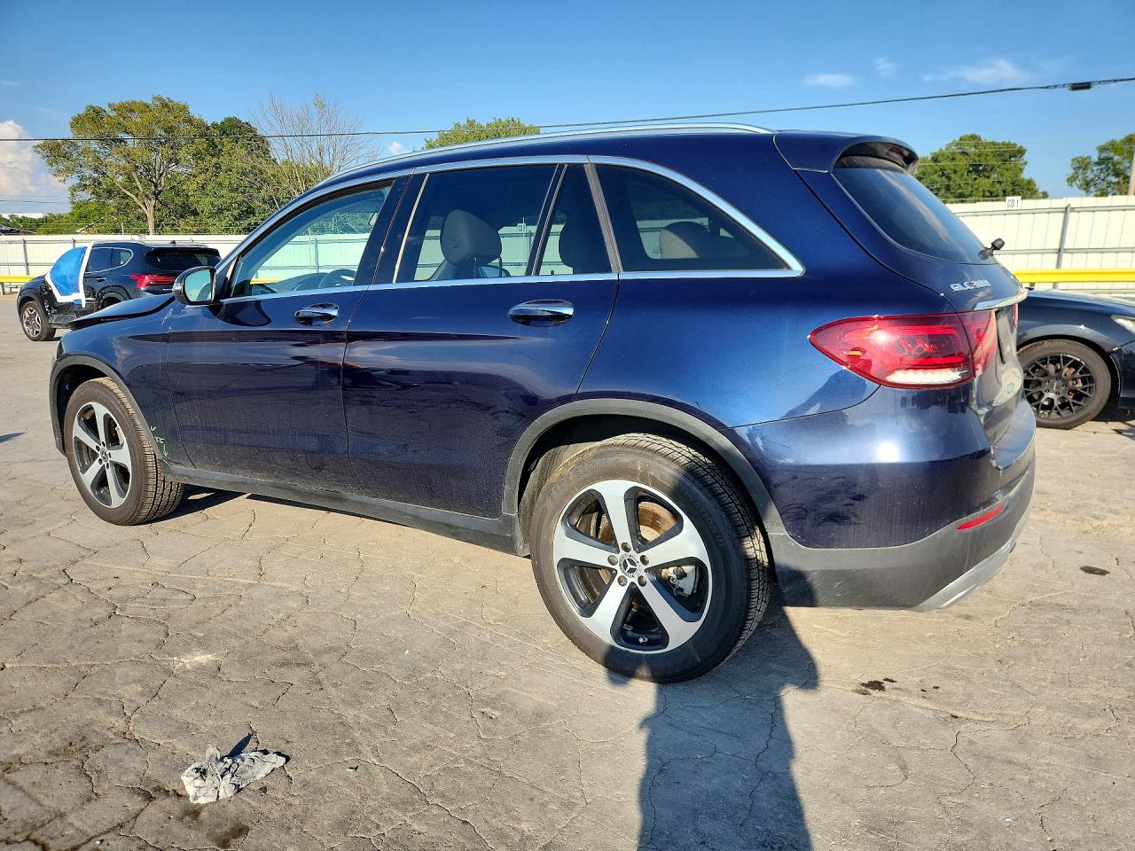 2020 Mercedes-benz Glc 300 300 Blue vin: W1N0G8DB4LF841853