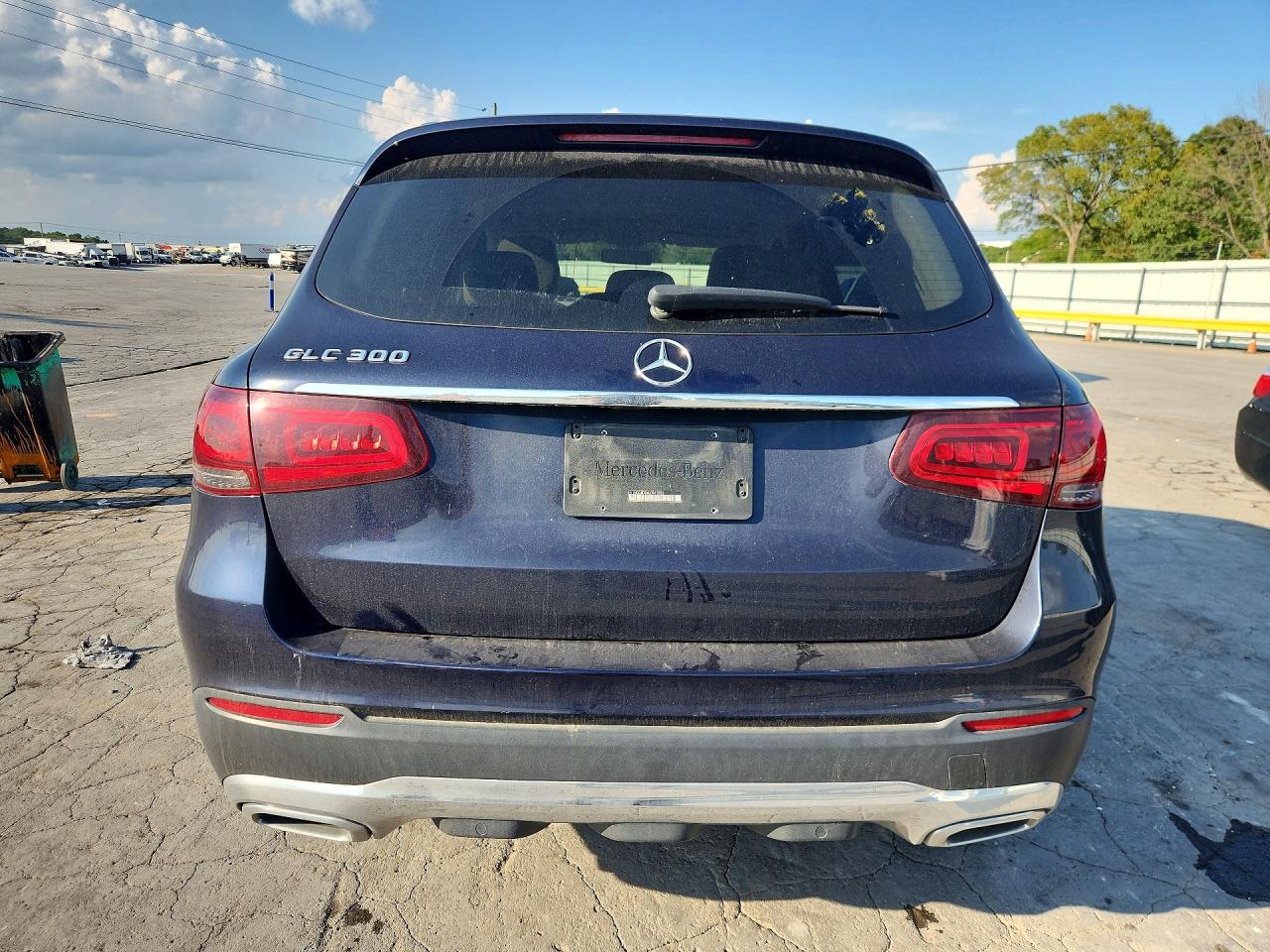 2020 Mercedes-benz Glc 300 300 Blue vin: W1N0G8DB4LF841853