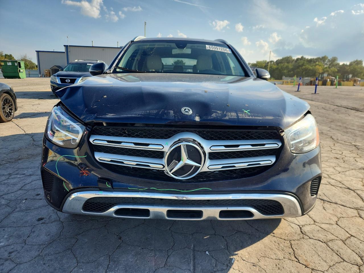 2020 Mercedes-benz Glc 300 300 Blue vin: W1N0G8DB4LF841853