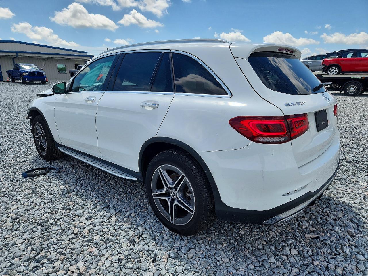 2020 Mercedes Benz Glc 300 White vin: W1N0G8DB4LV257345
