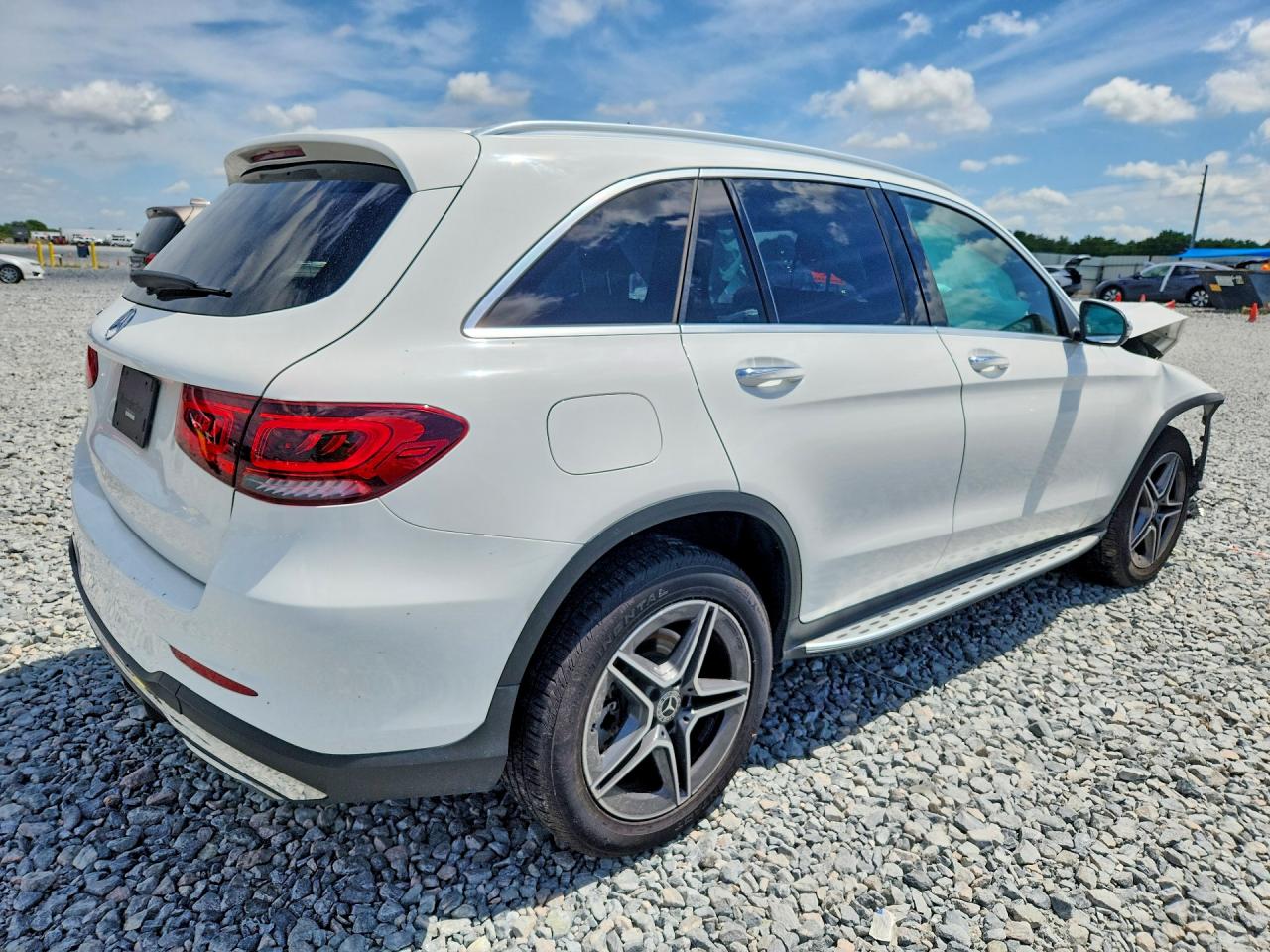 2020 Mercedes Benz Glc 300 White vin: W1N0G8DB4LV257345