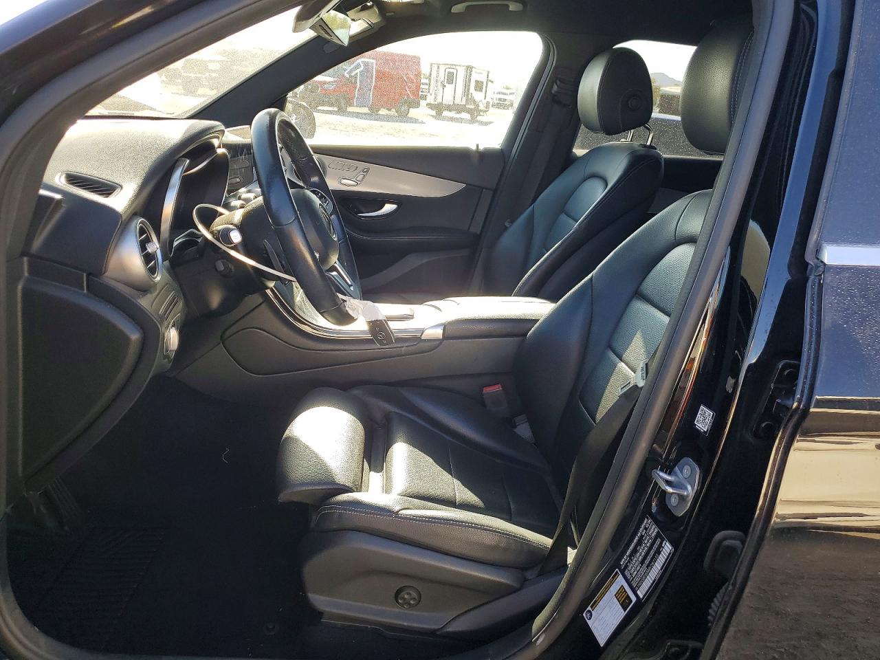 2021 Mercedes-benz Glc 300 Black vin: W1N0G8DB5MV287133