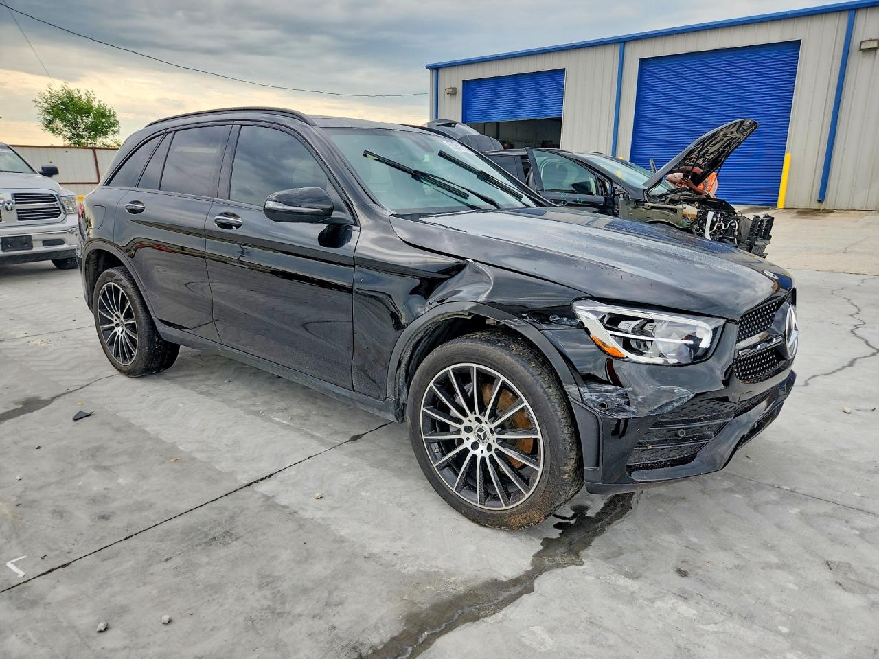 2021 Mercedes-benz Glc 300 Black vin: W1N0G8DB5MV324343