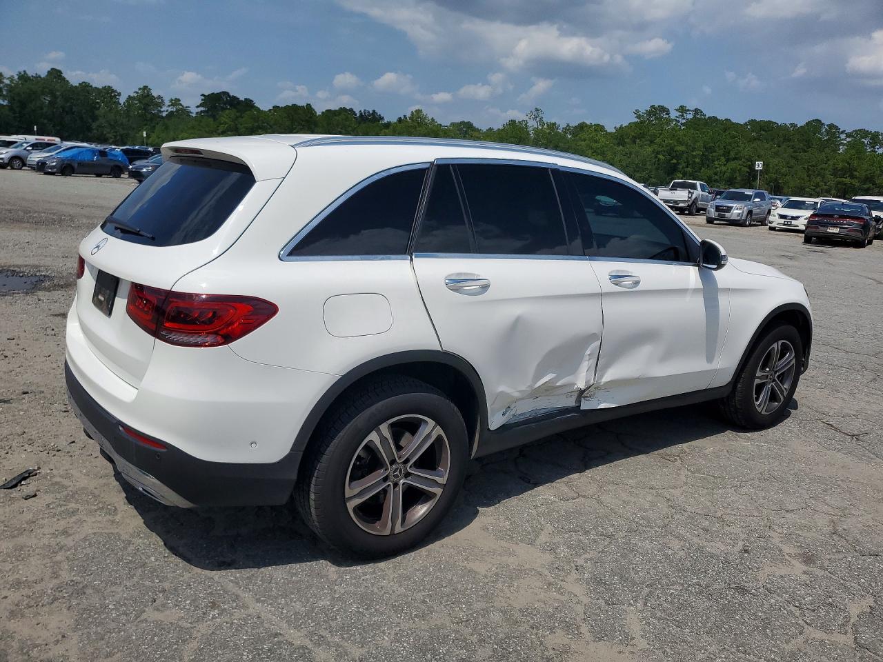 2021 Mercedes-benz Glc 300 Белый vin: W1N0G8DB6MF997944
