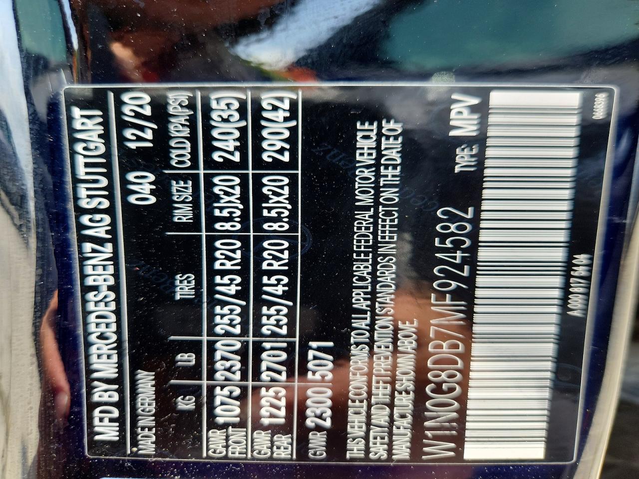 2021 Mercedes-benz Glc 300 Black vin: W1N0G8DB7MF924582