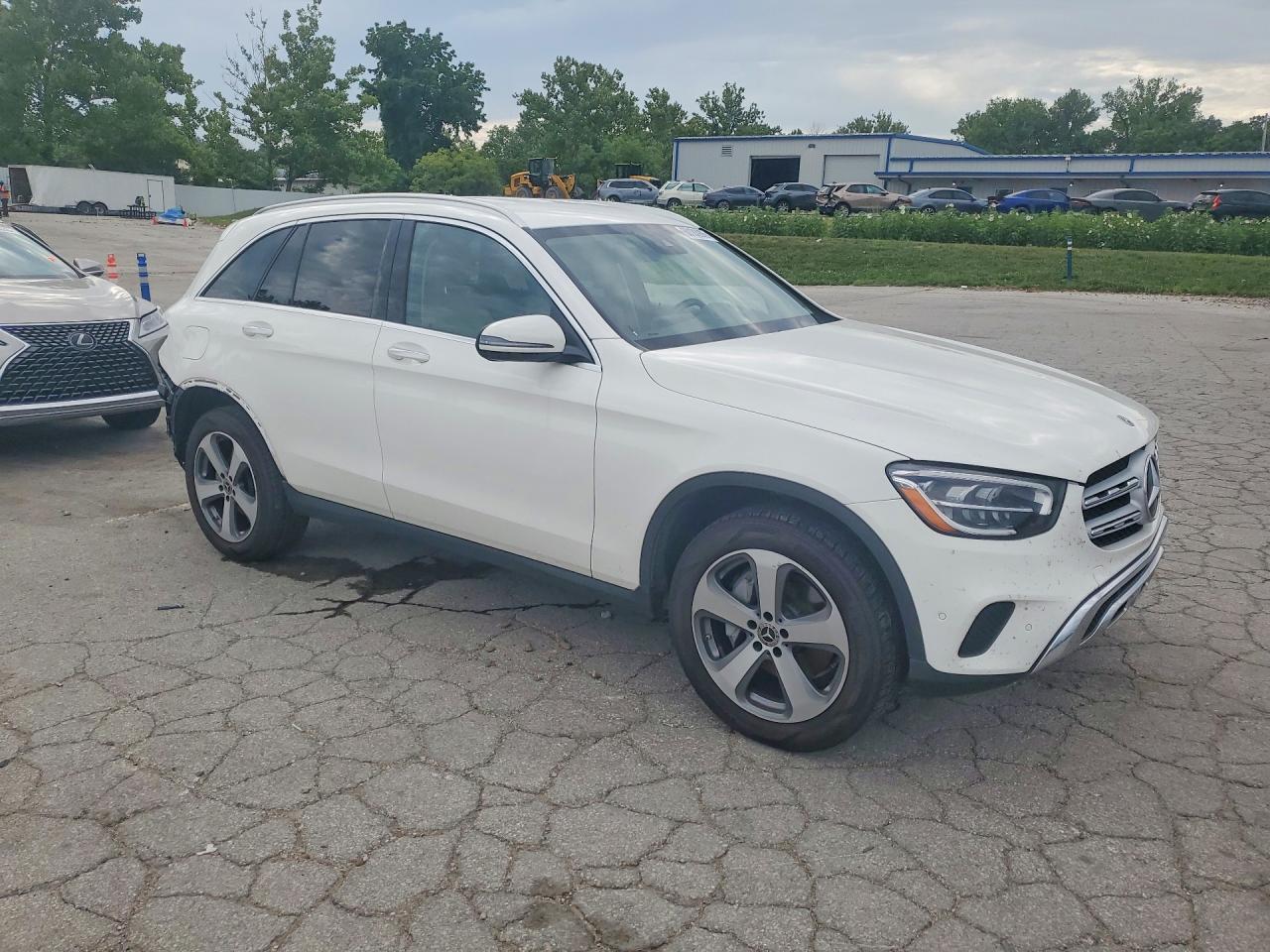 2021 Mercedes-benz Glc 300 White vin: W1N0G8DB7MV283455