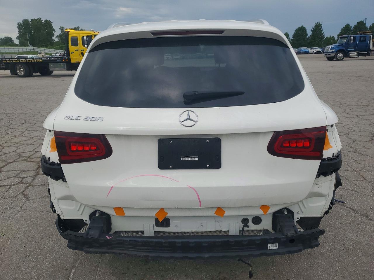 2021 Mercedes-benz Glc 300 White vin: W1N0G8DB7MV283455