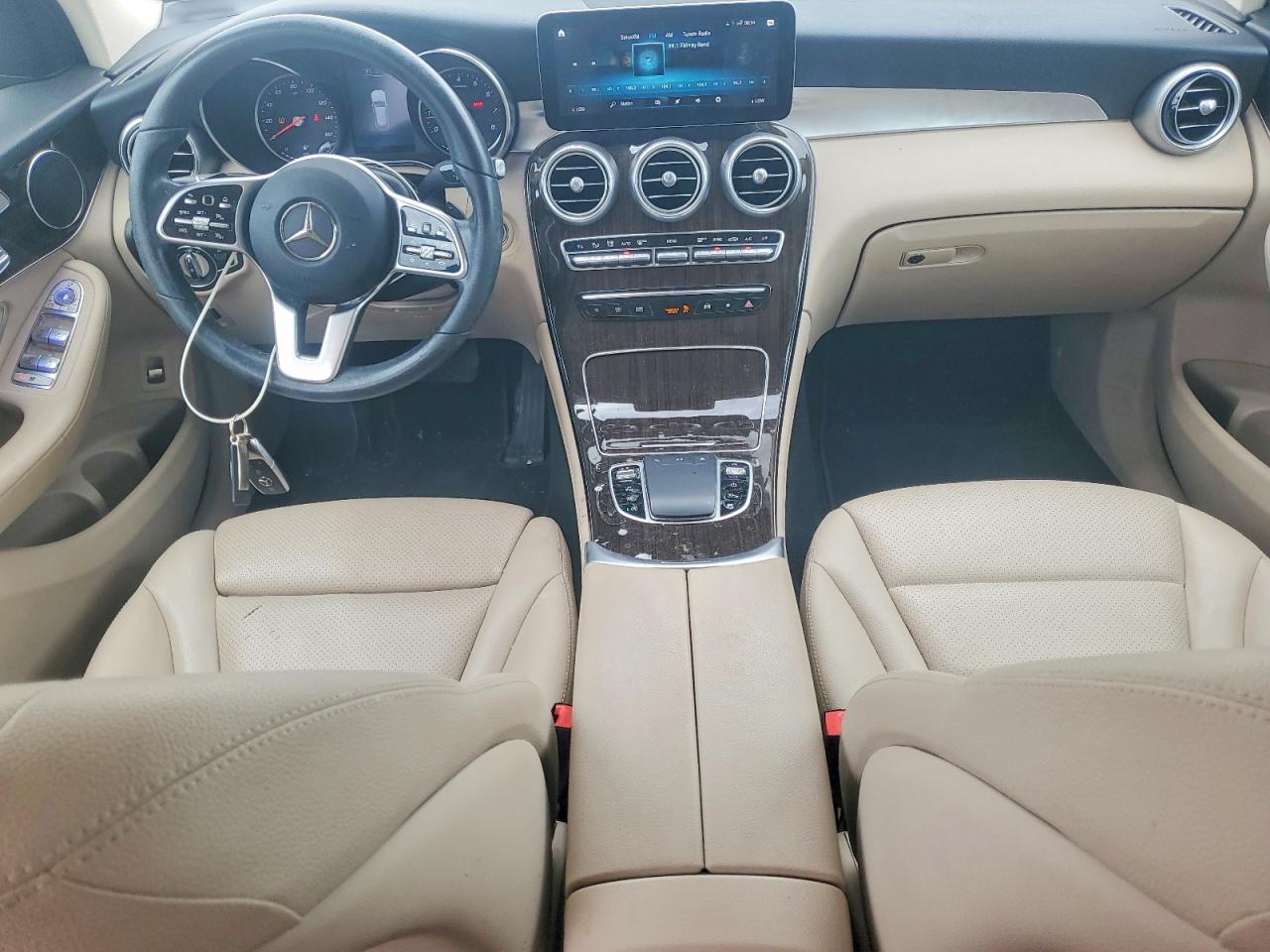 2021 Mercedes-benz Glc 300 White vin: W1N0G8DB7MV283455