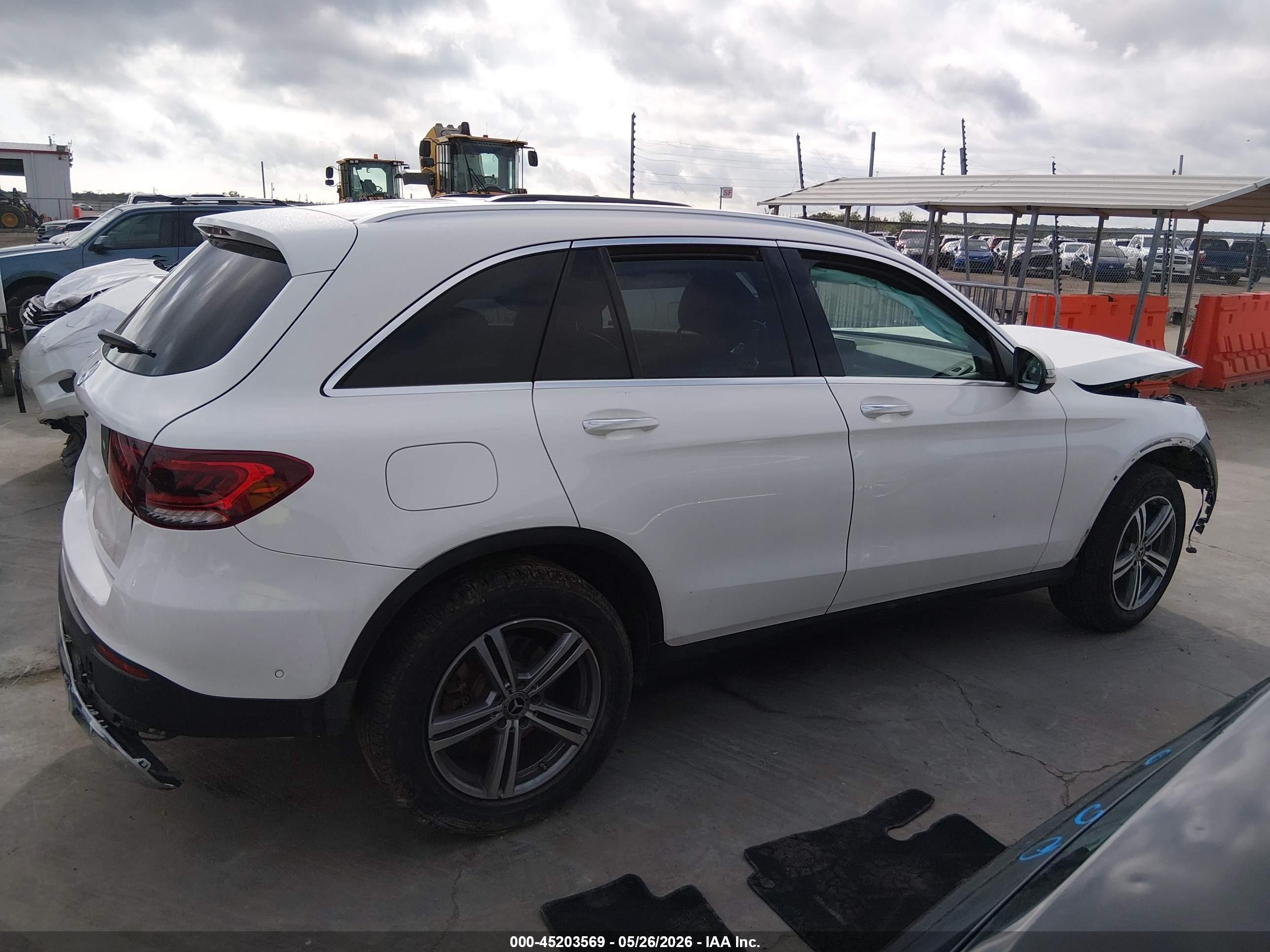 2021 Mercedes-benz Glc 300 Suv White vin: W1N0G8DB7MV296674