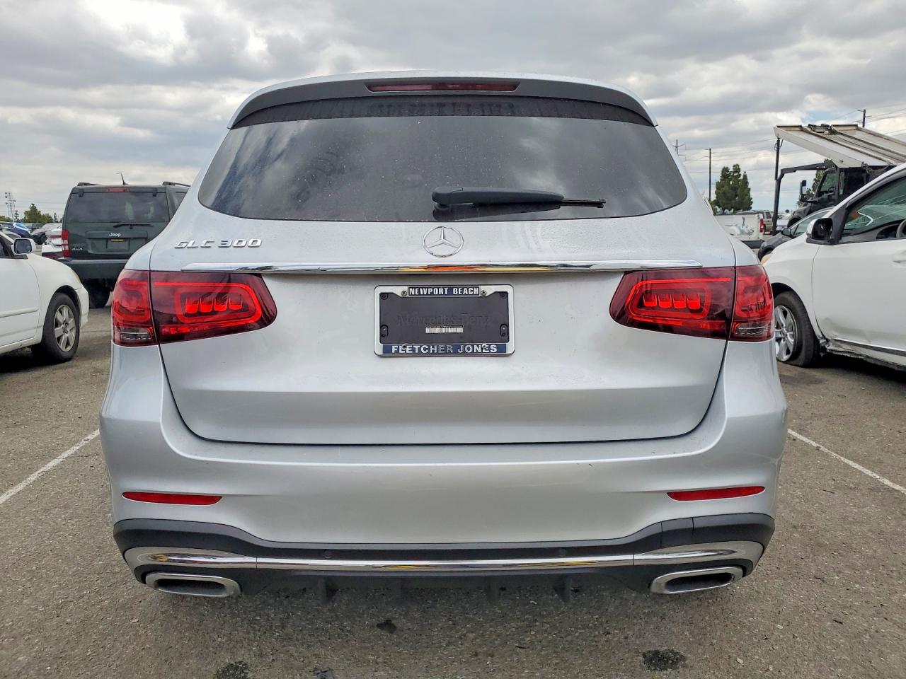 2020 Mercedes-benz Glc 300 Silver vin: W1N0G8DB8LF785237