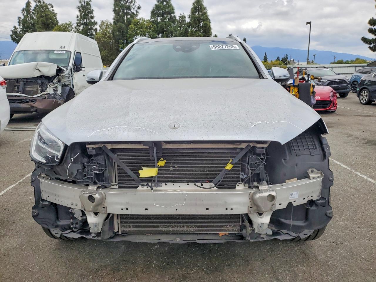 2020 Mercedes-benz Glc 300 Silver vin: W1N0G8DB8LF785237