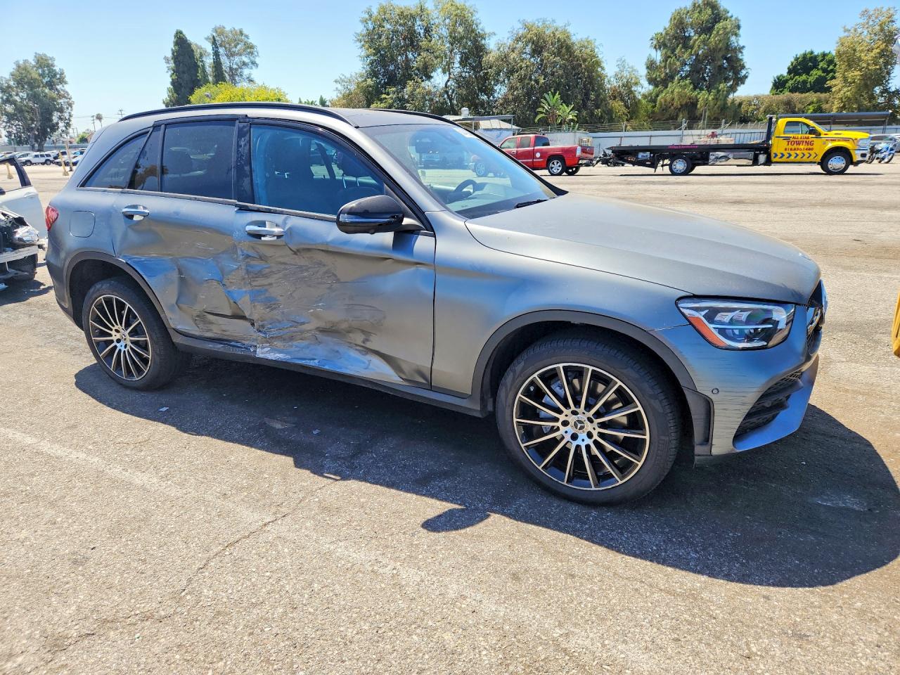 2021 Mercedes-benz Glc 300 Gray vin: W1N0G8DB8MF991627