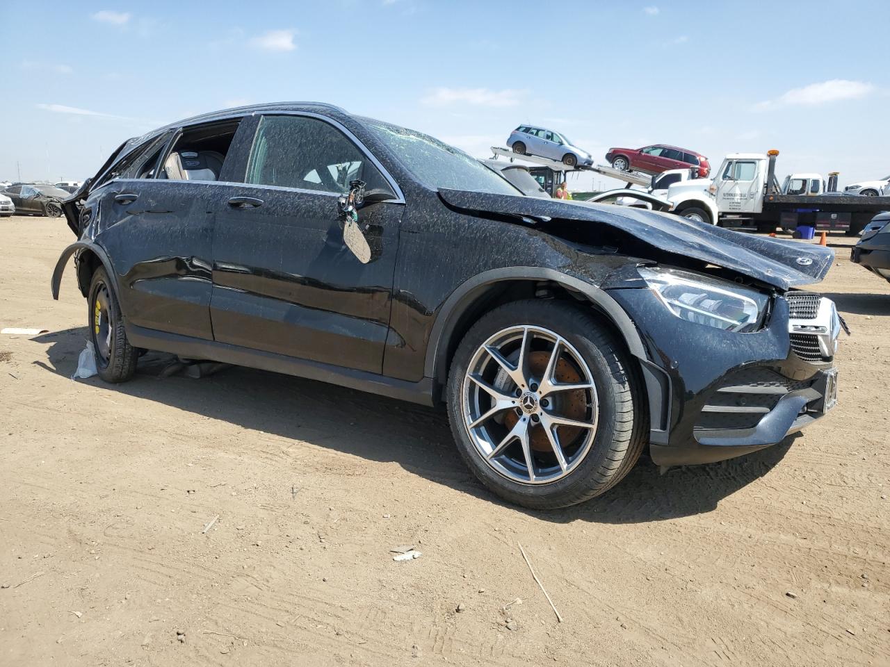 2022 Mercedes-benz Glc 300 4matic Black vin: W1N0G8EB0NG058508