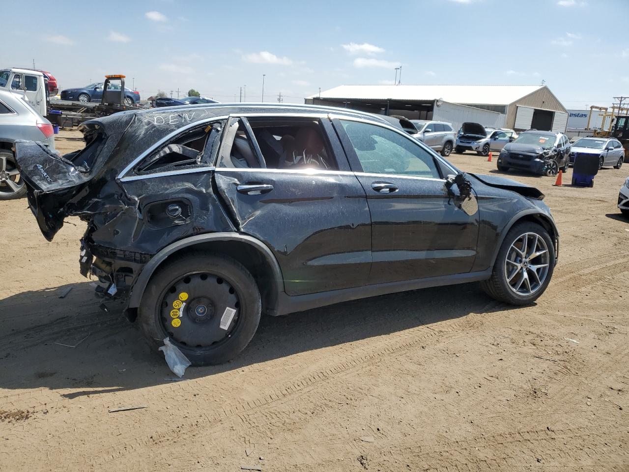 2022 Mercedes-benz Glc 300 4matic Black vin: W1N0G8EB0NG058508