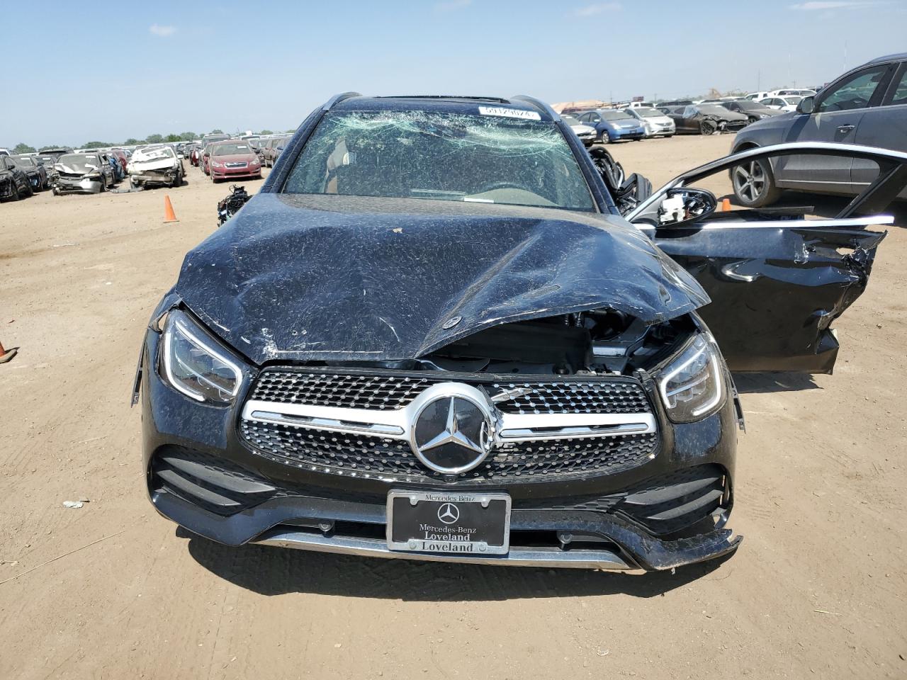 2022 Mercedes-benz Glc 300 4matic Black vin: W1N0G8EB0NG058508