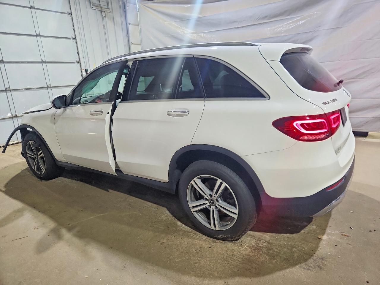 2020 Mercedes-benz Glc 300 4matic White vin: W1N0G8EB1LF865087