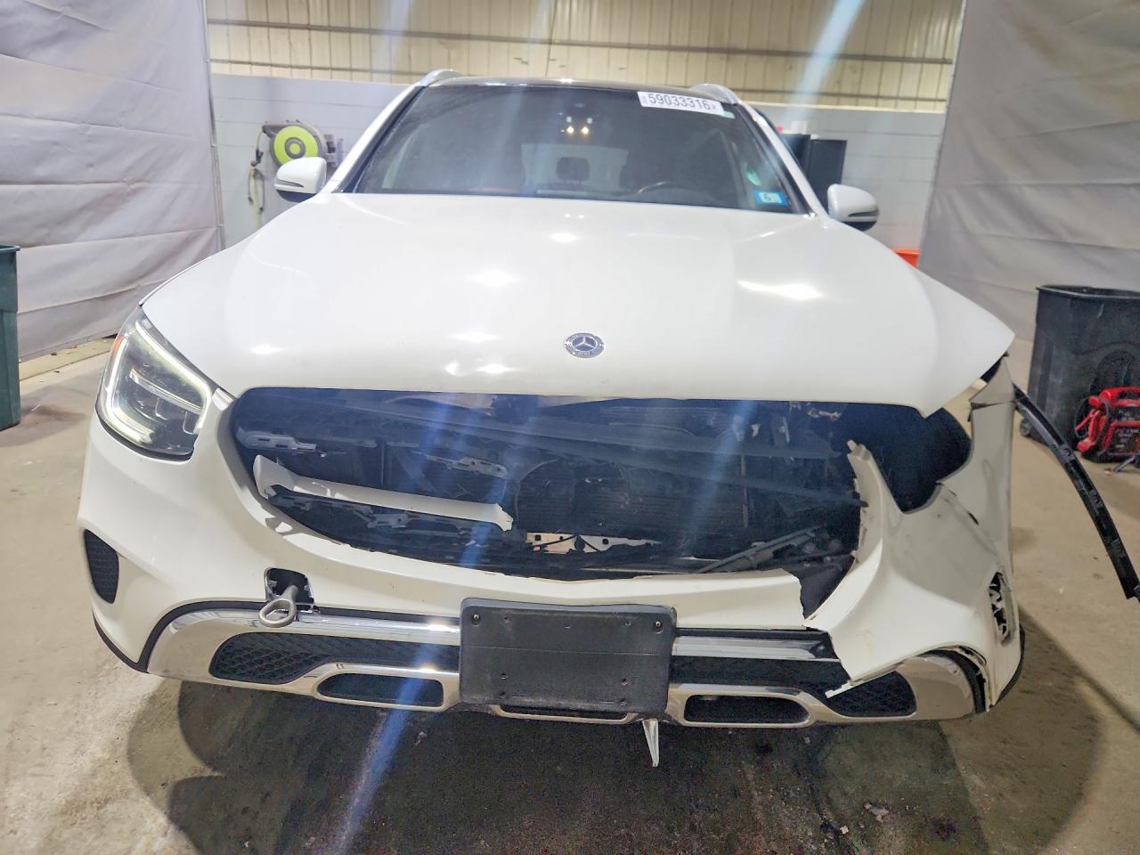 2020 Mercedes-benz Glc 300 4matic White vin: W1N0G8EB1LF865087
