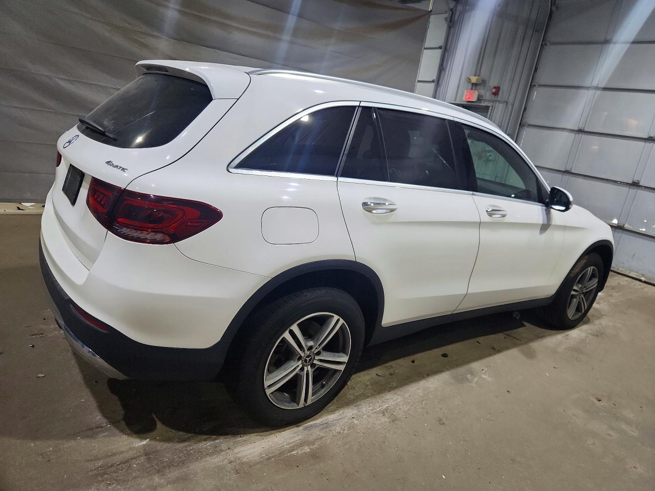 2020 Mercedes-benz Glc 300 4matic White vin: W1N0G8EB1LF865087