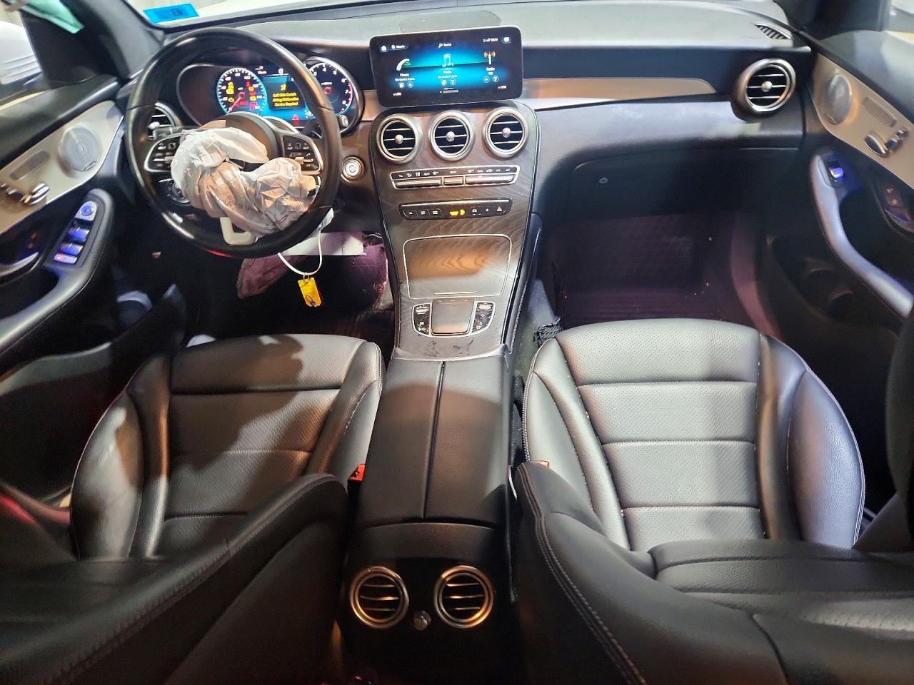 2020 Mercedes-benz Glc 300 4matic White vin: W1N0G8EB1LF865087