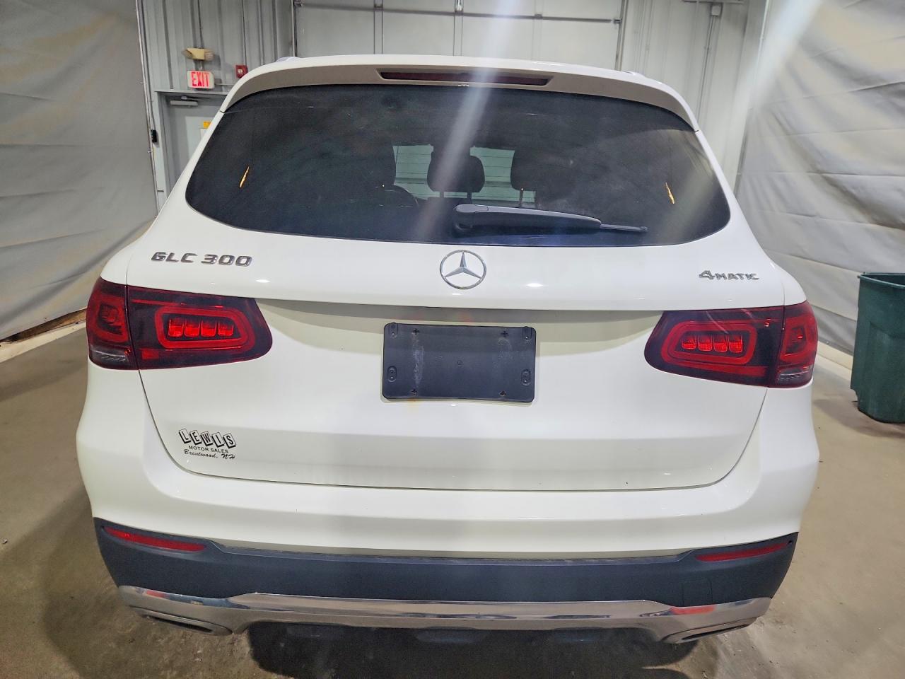 2020 Mercedes-benz Glc 300 4matic White vin: W1N0G8EB1LF865087