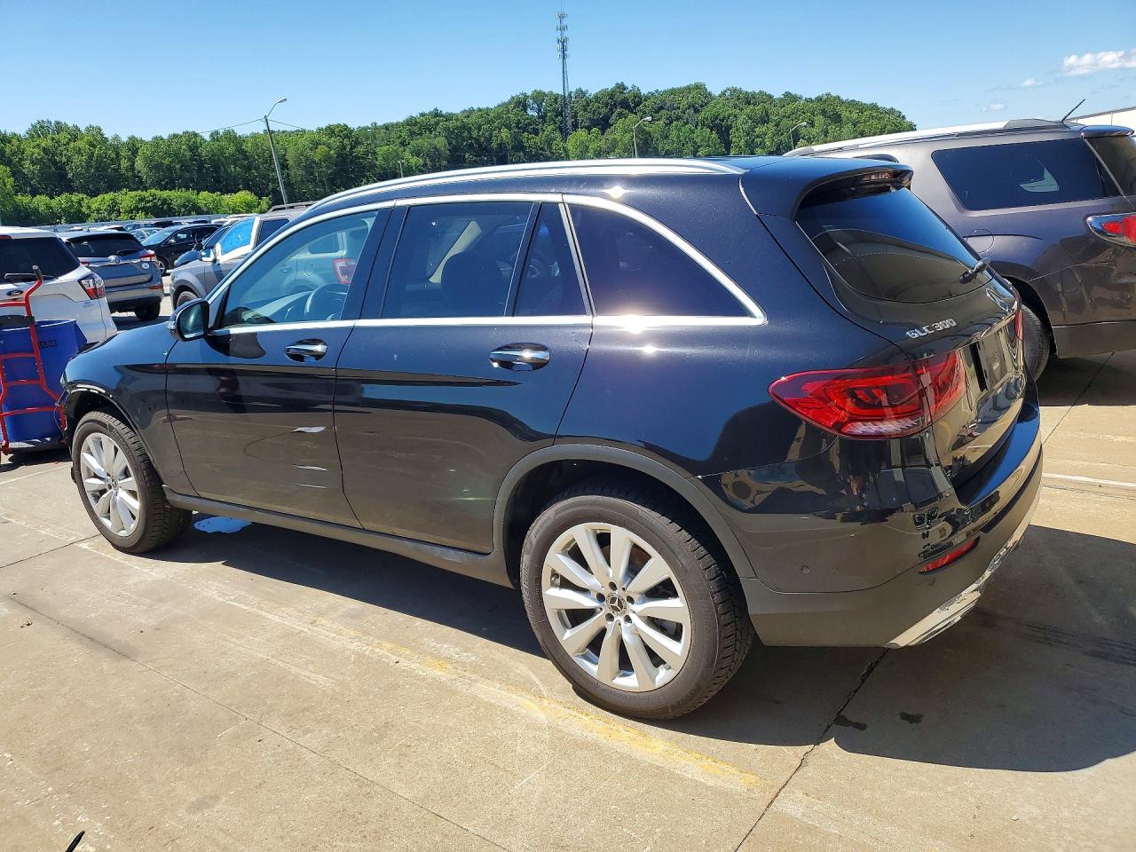 2021 Mercedes-benz Glc 300 4matic Black vin: W1N0G8EB2MF963028