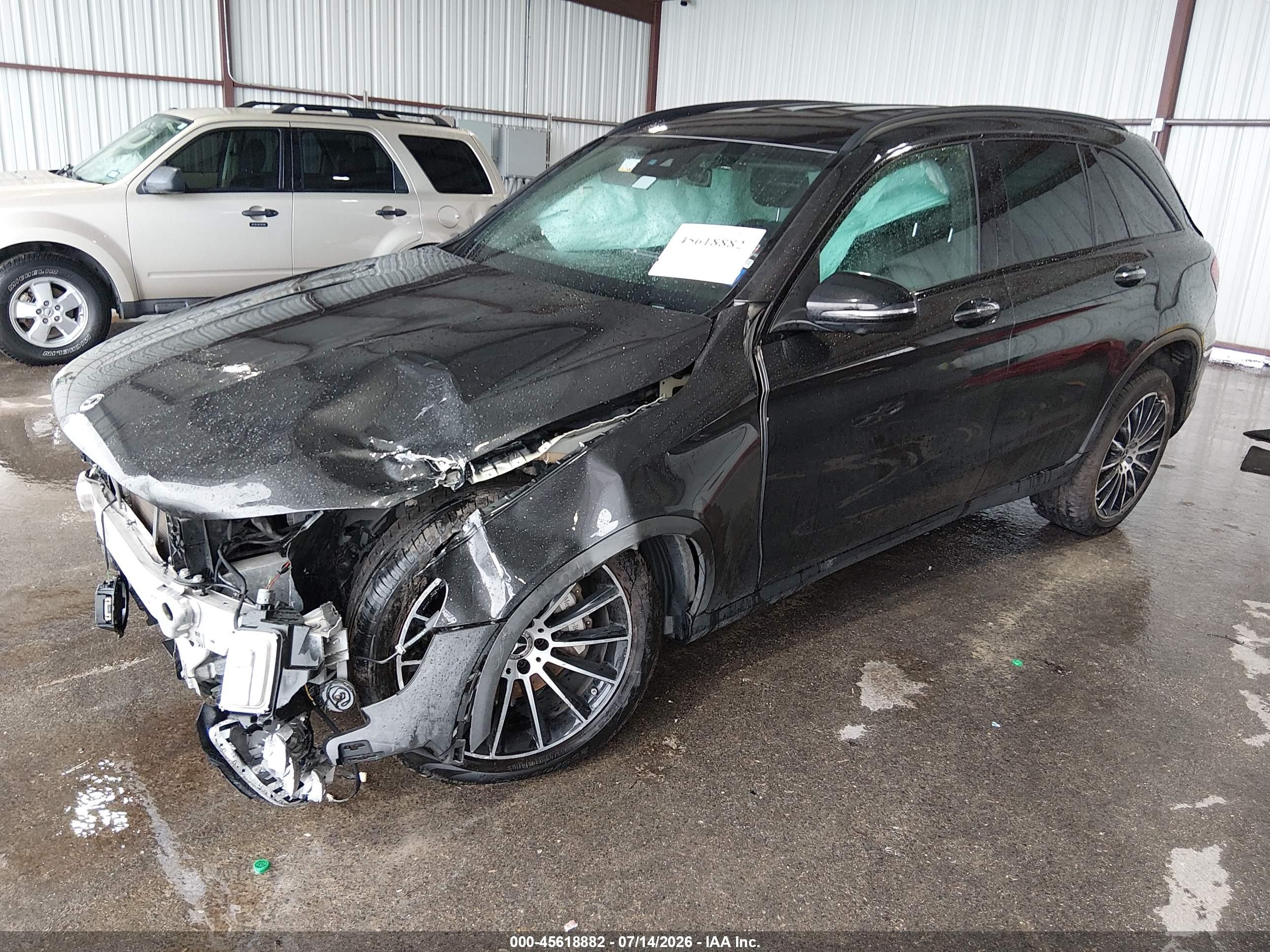 2022 Mercedes-benz Glc 300 4matic Suv Black vin: W1N0G8EB2NV360765