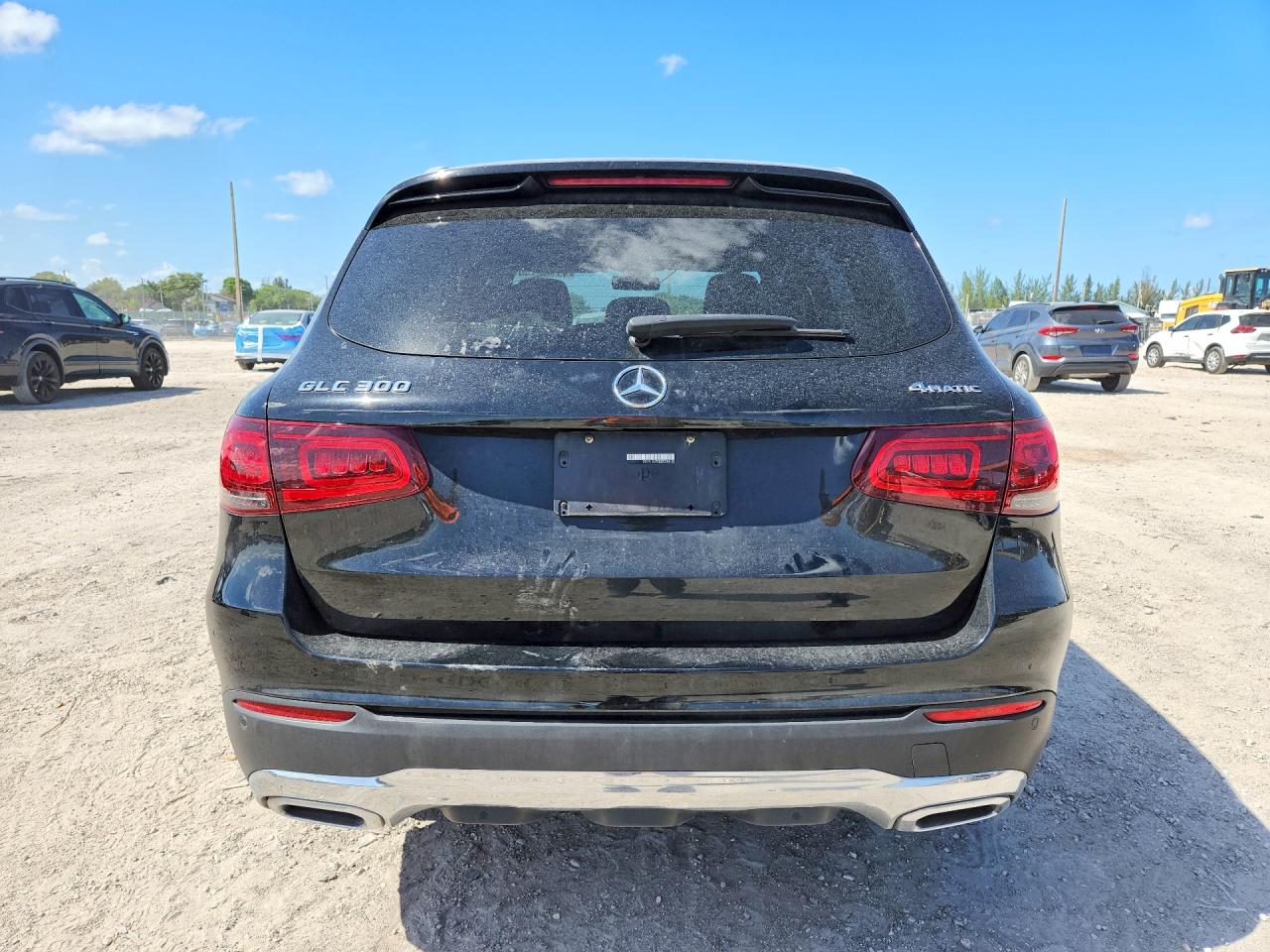 2020 Mercedes-benz Glc 300 4matic Черный vin: W1N0G8EB3LF816330